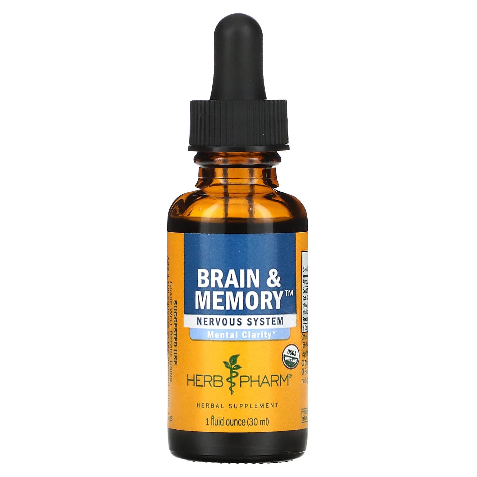 Herb Pharm, Brain & Memory, Nervous System, 1 fl oz (30 ml) - B0014AT7AY