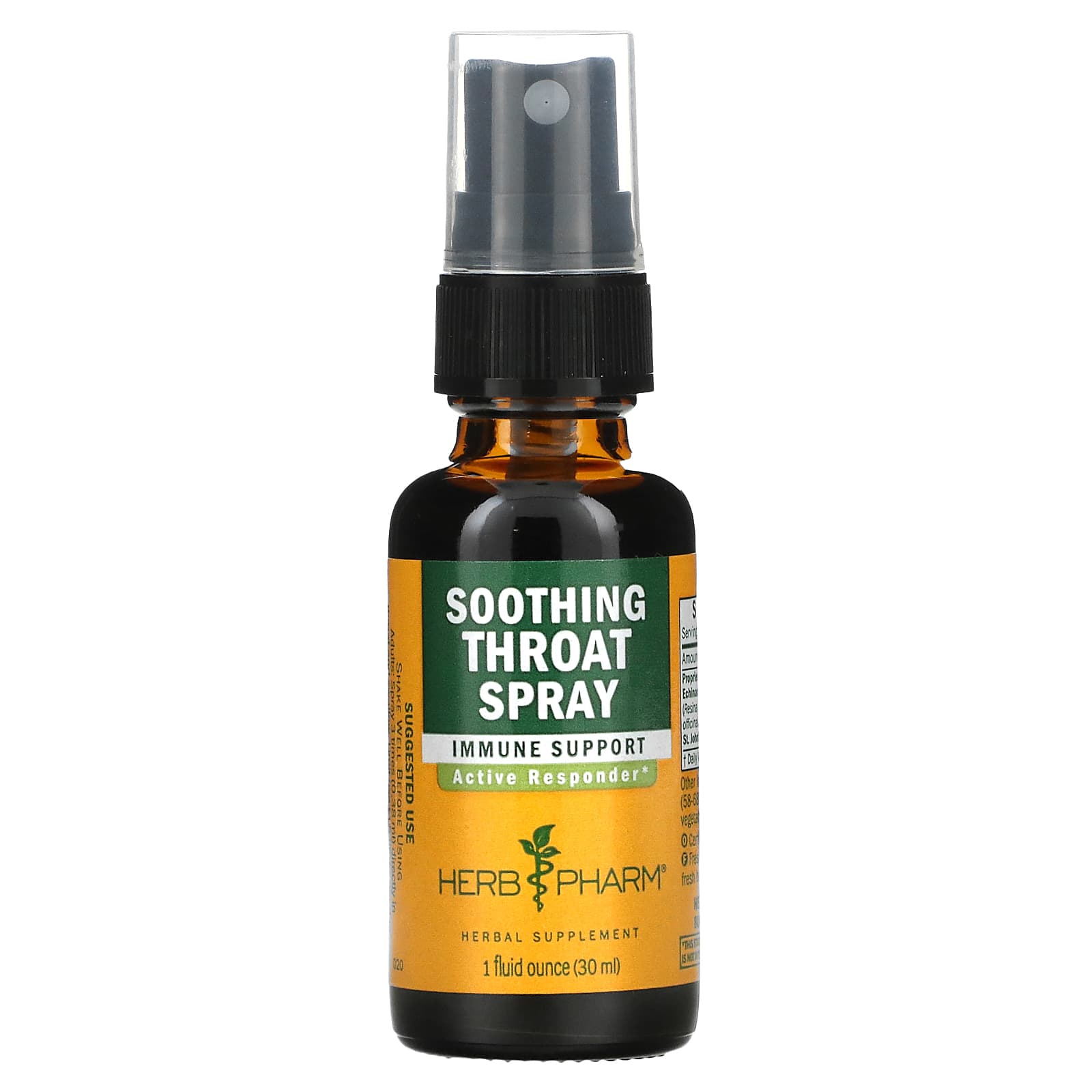 Herb Pharm, Soothing Throat Spray, 1 fl oz (30 ml) - B0014AT7OU
