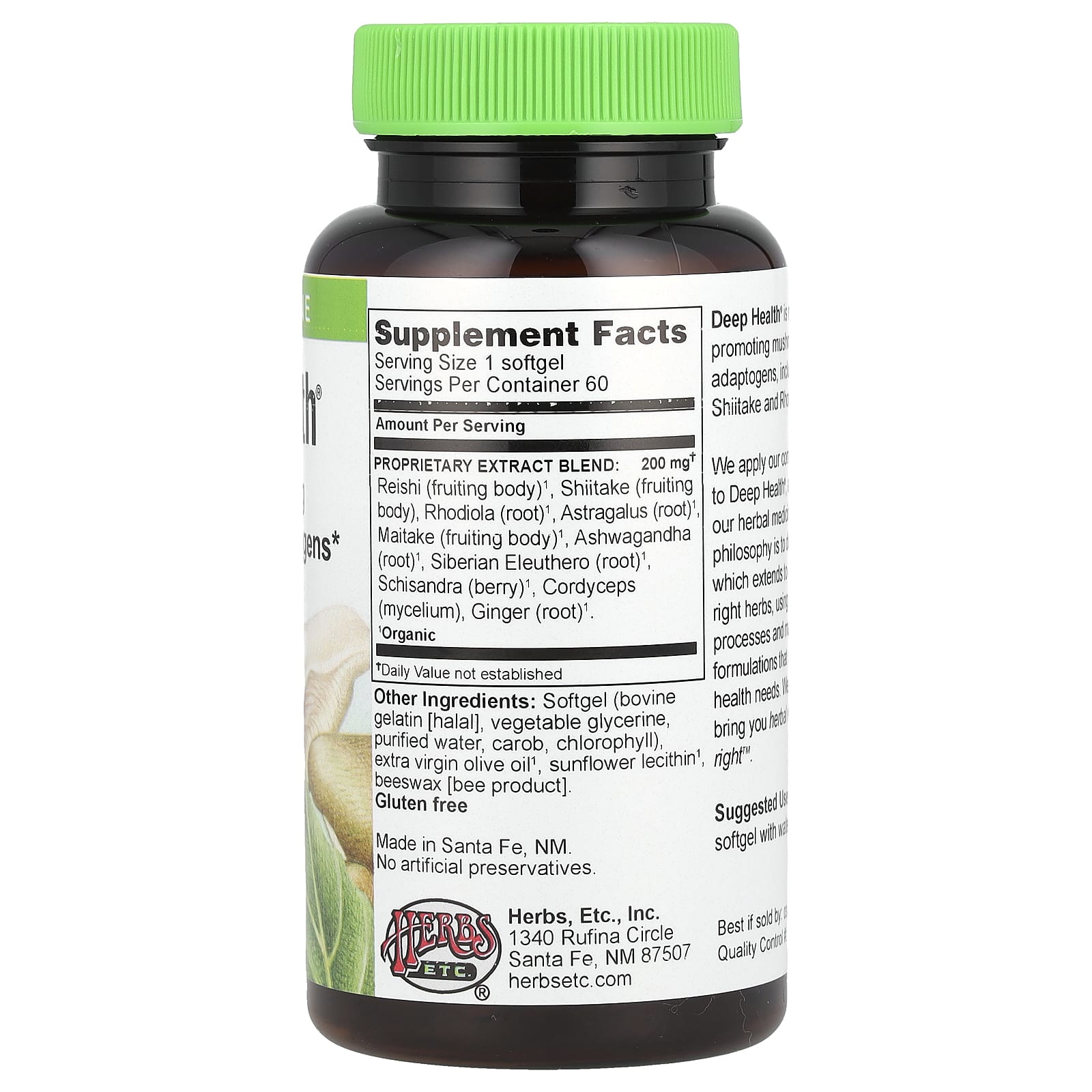 Herbs Etc., Deep Health®, 60 Softgels - B001ECTXC4