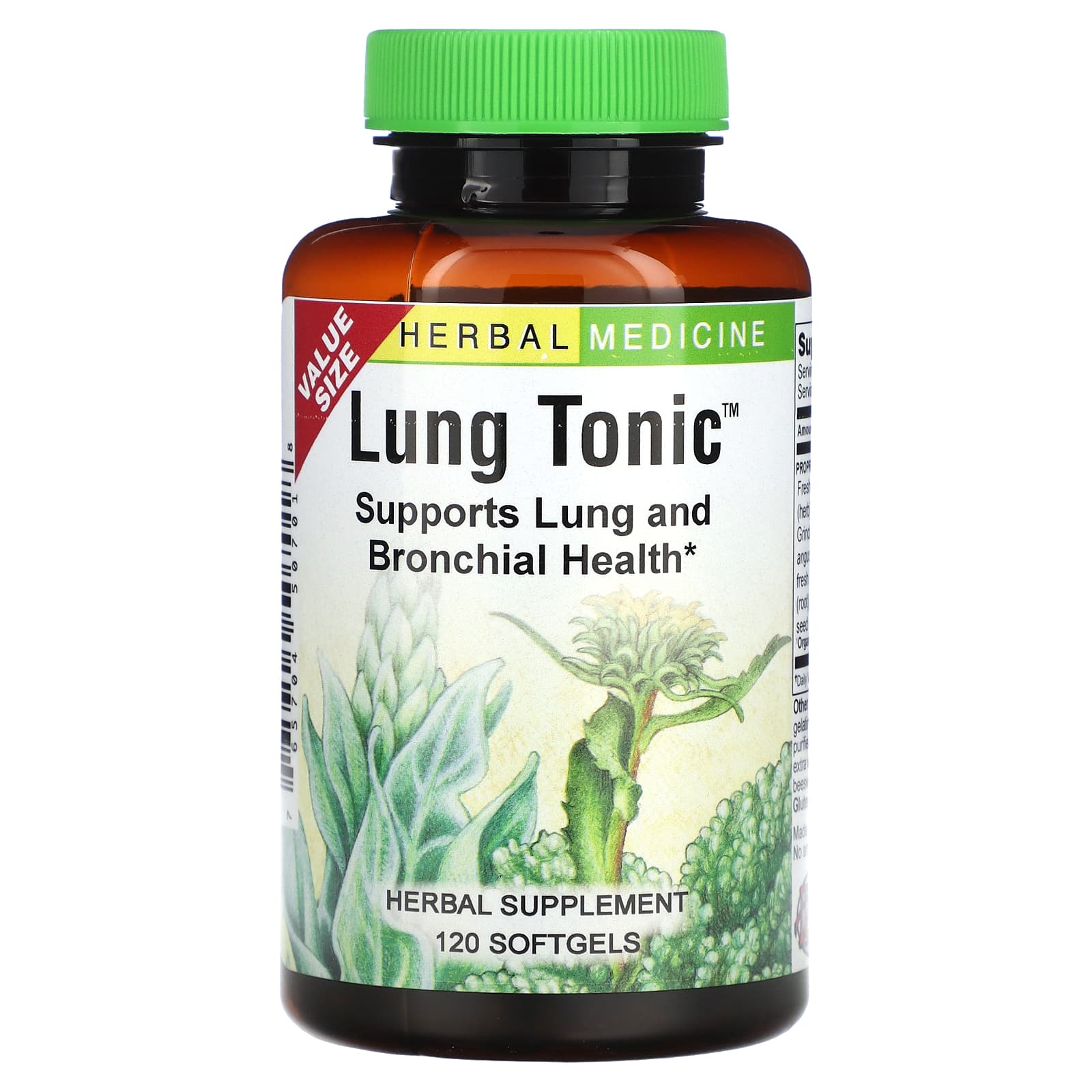 Herbs Etc., Lung Tonic, 120 Softgels - B001ED1EPC