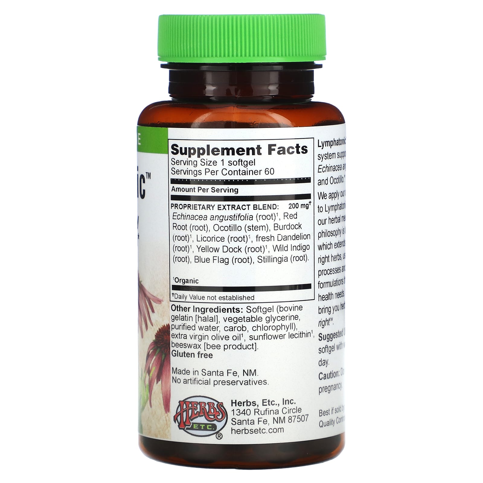 Herbs Etc., Lymphatonic, 60 Softgels - B001ED1KQU