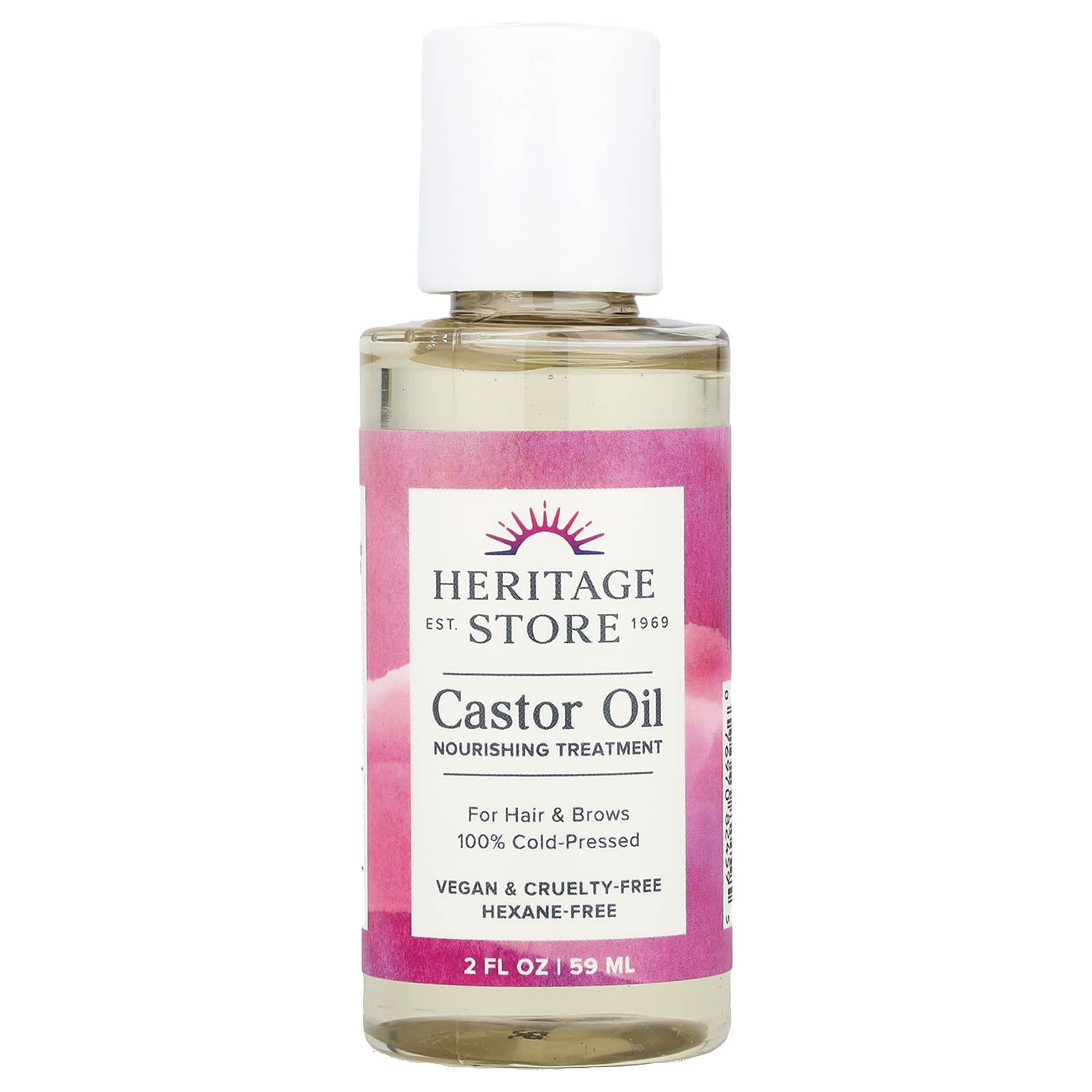 Heritage Store, Castor Oil, Nourishing Treatment, 2 fl oz (59 ml) - B07Z817ZL7