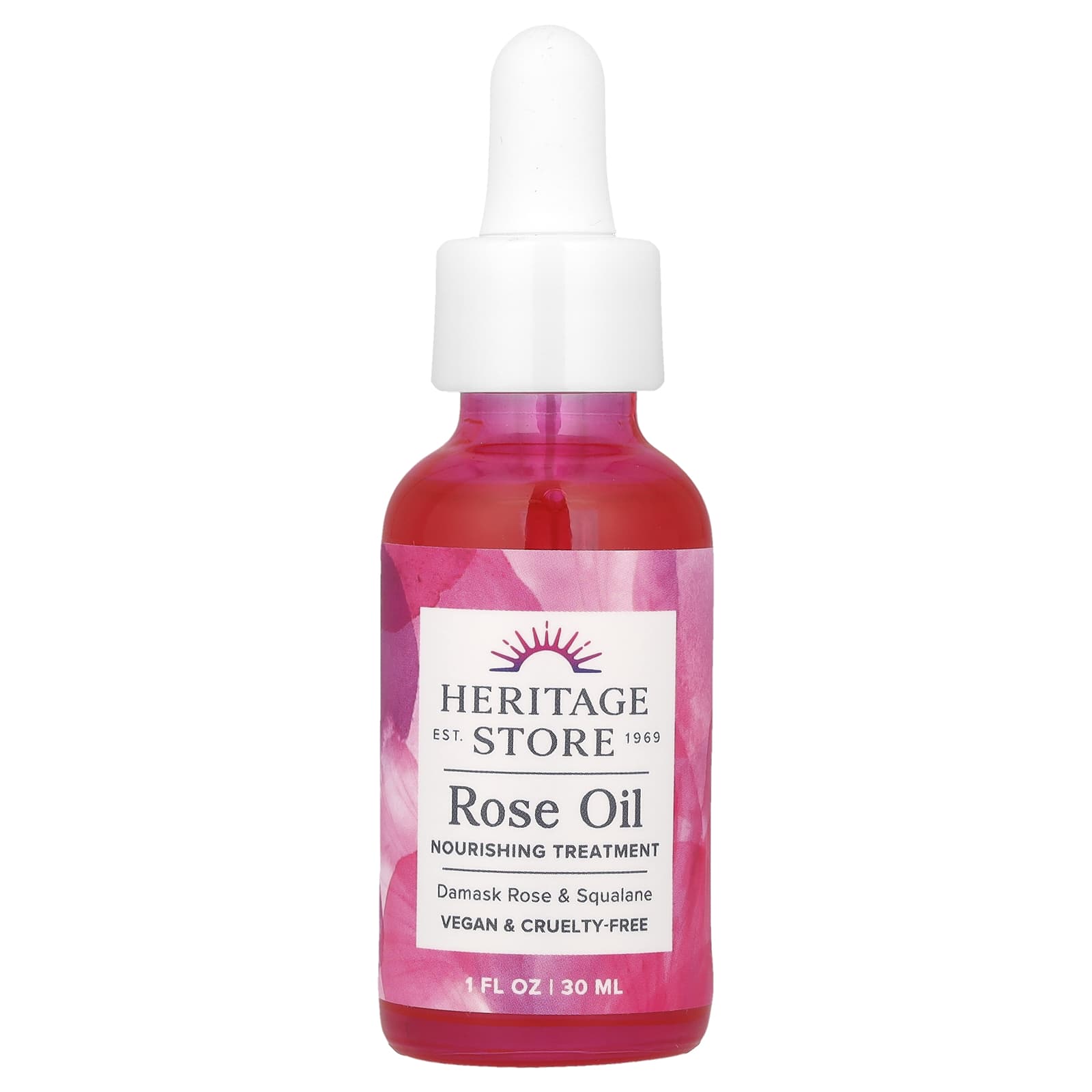 Heritage Store, Rose Oil, 1 fl oz (30 ml) - B0DJDX846L
