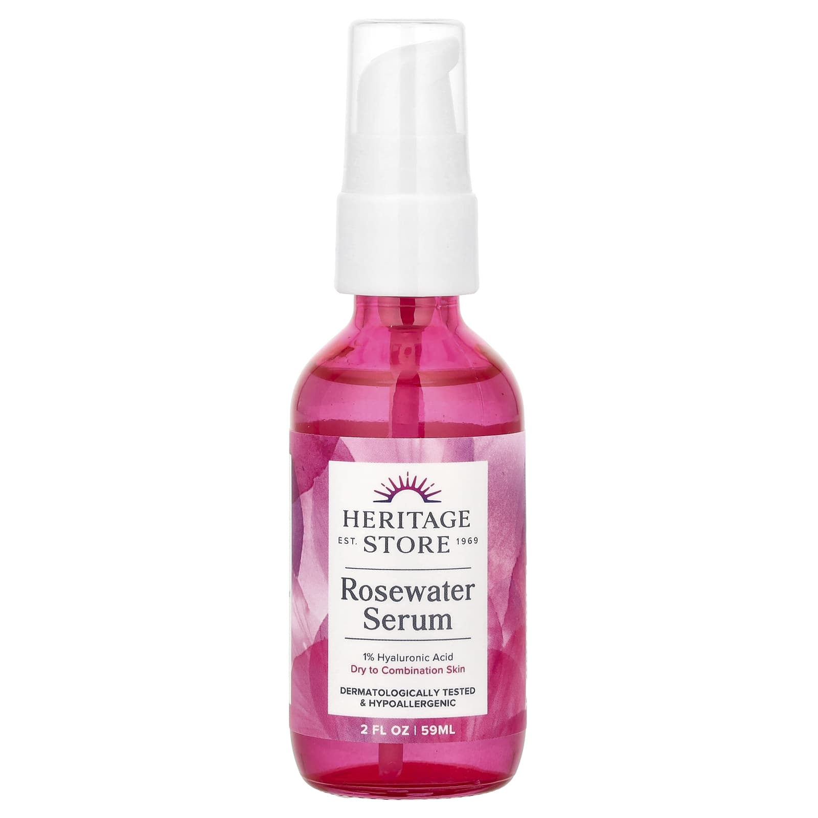 Heritage Store, Rosewater Serum, 2 fl oz (59 ml) - B01405YXOY