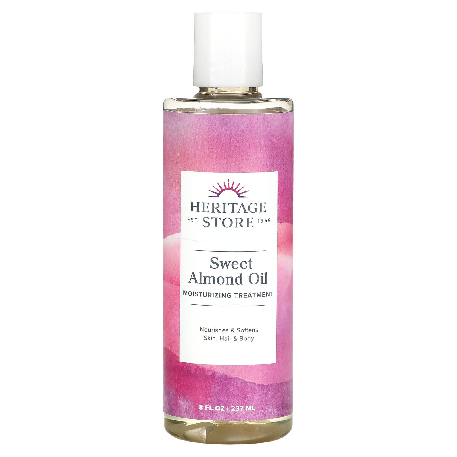 Heritage Store, Sweet Almond Oil, Moisturizing Treatment, 8 fl oz (237 ml) - B000S857XE