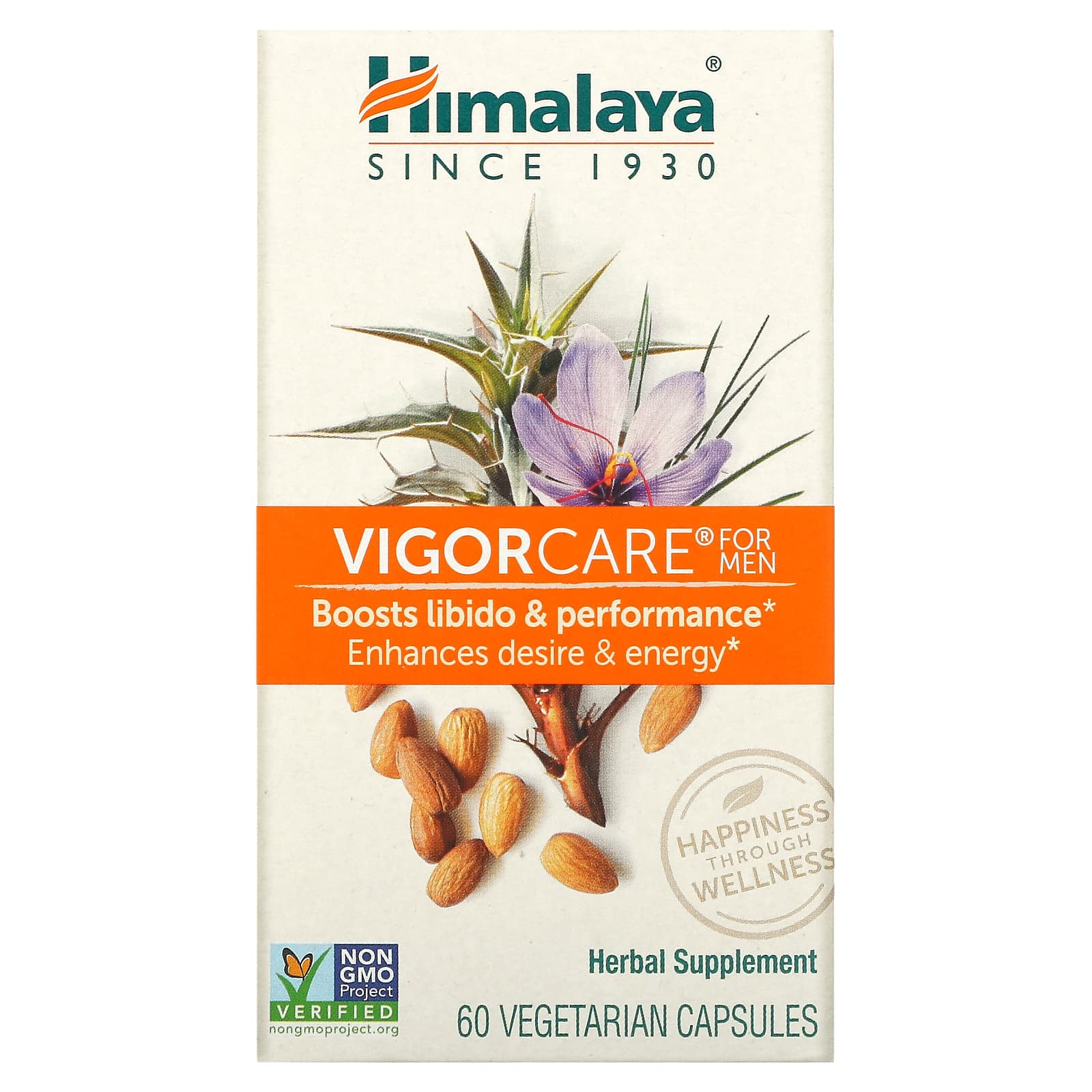 Himalaya, VigorCare for Men, 60 Vegetarian Capsules - 