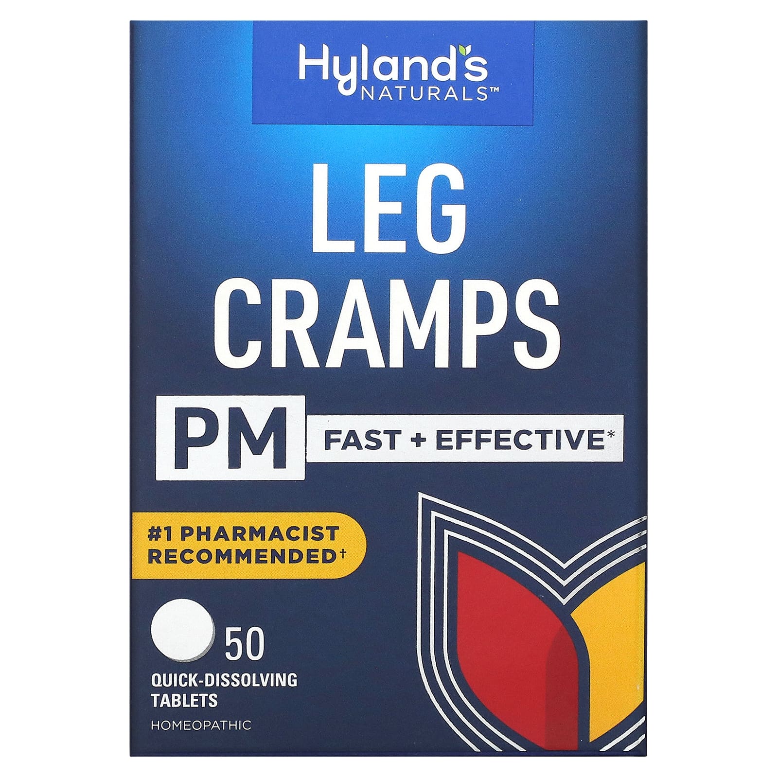 Hyland's Naturals, Leg Cramps PM, 50 Quick-Dissolving Tablets - B002YXUPGK