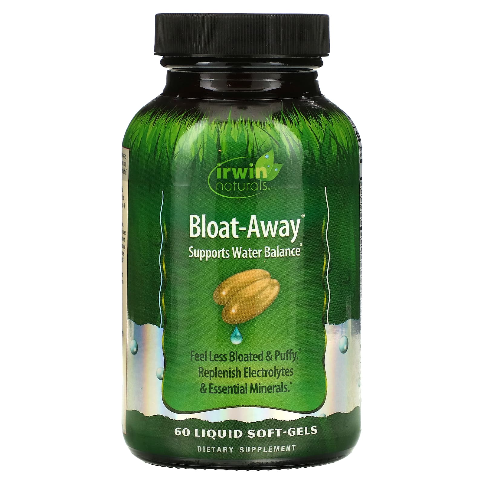 Irwin Naturals, Bloat-Away, 60 Liquid Soft-Gels - B00289933G