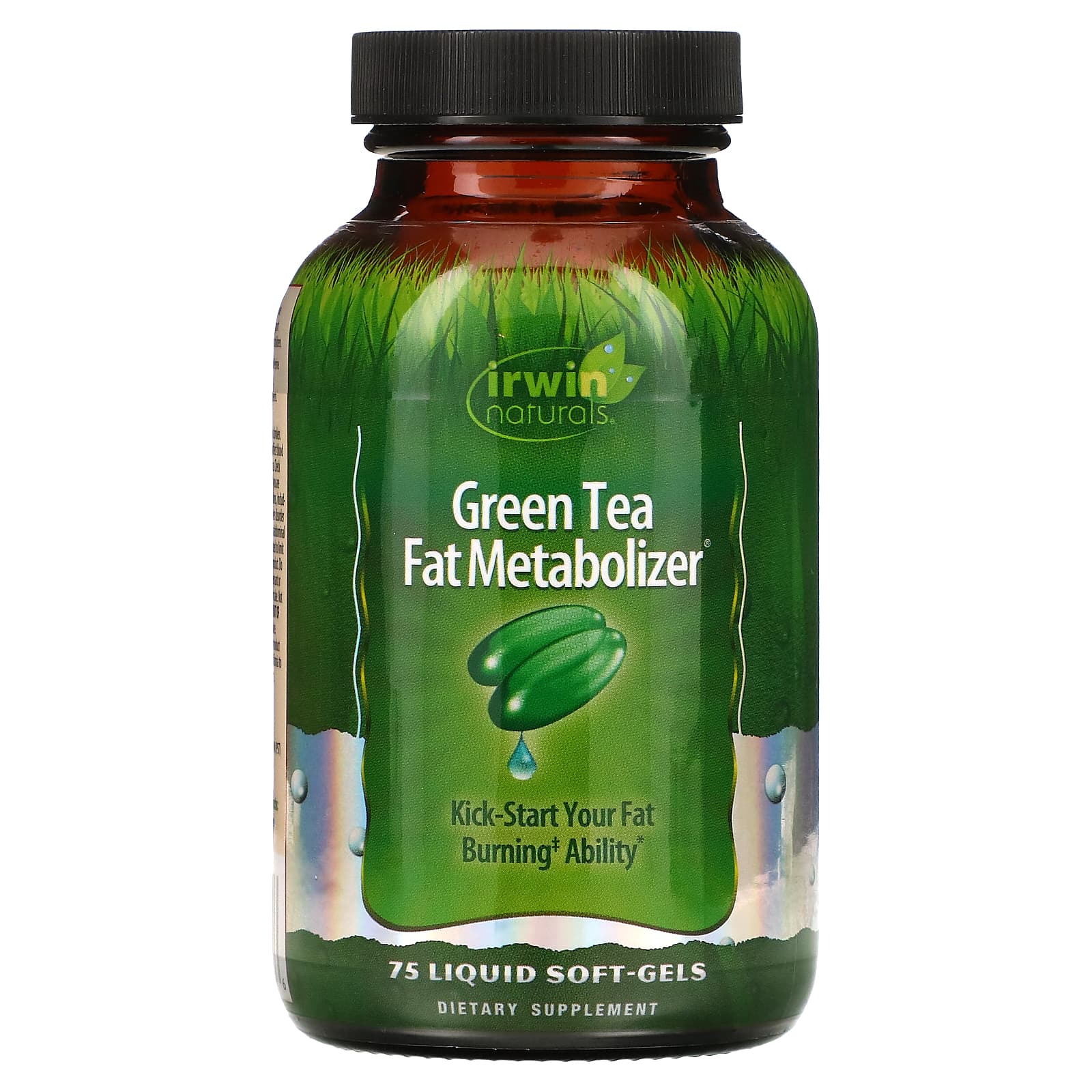 Irwin Naturals, Green Tea Fat Metabolizer, 75 Liquid Soft-Gels - B000OA243M