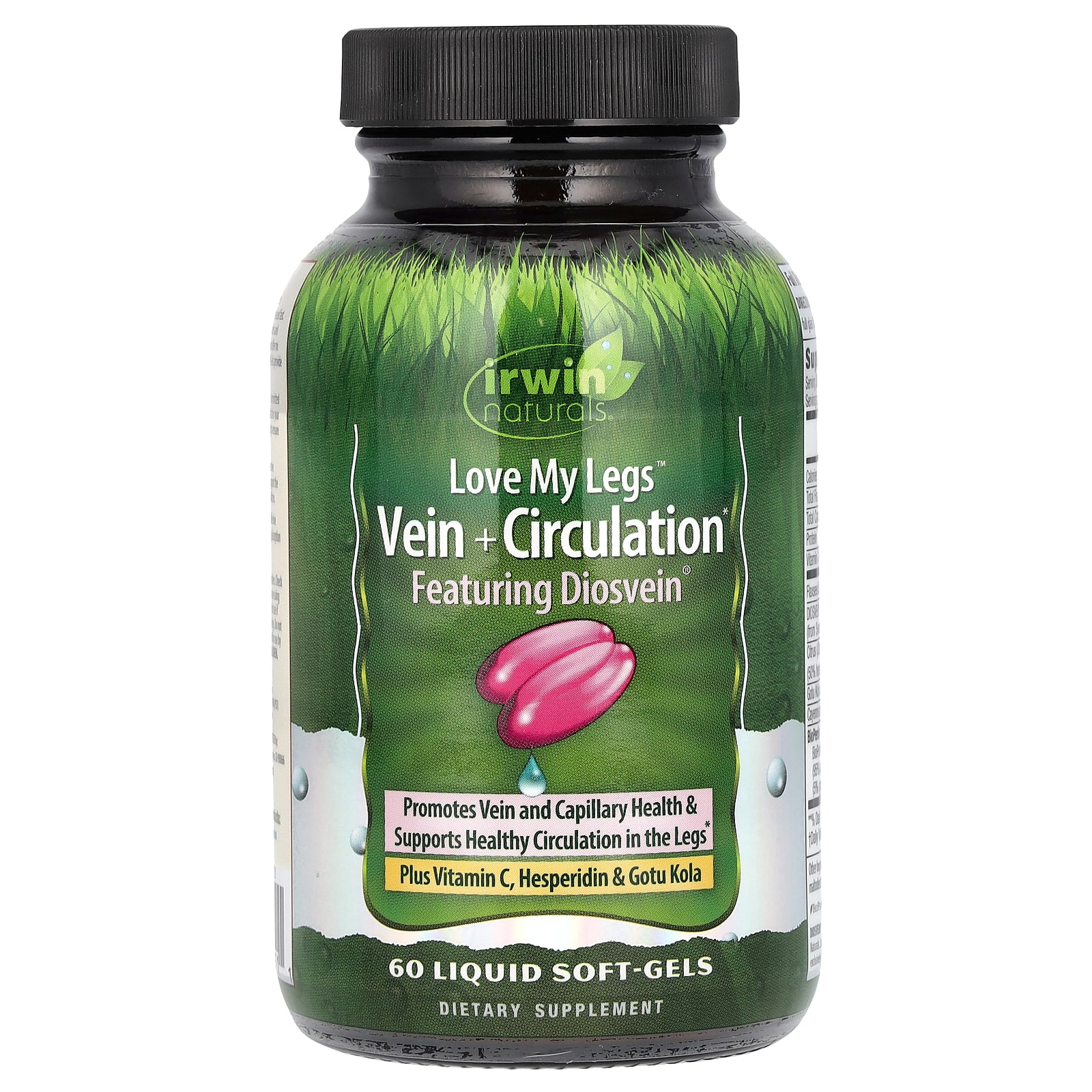 Irwin Naturals, Love My Legs, Vein + Circulation, 60 Liquid Soft-Gels - B08KYCBTCS