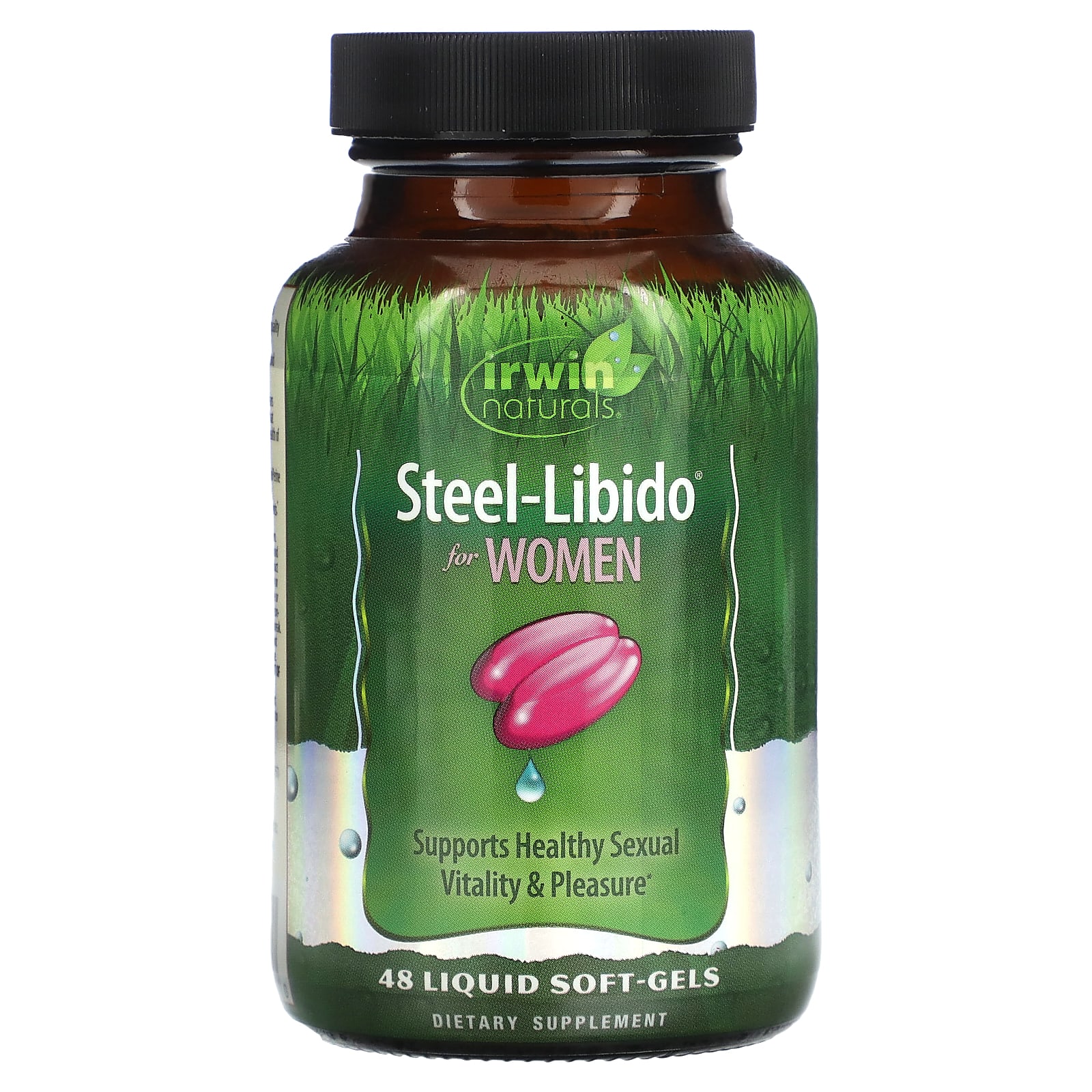 Irwin Naturals, Steel-Libido For Women, 48 Liquid Soft-Gels - 