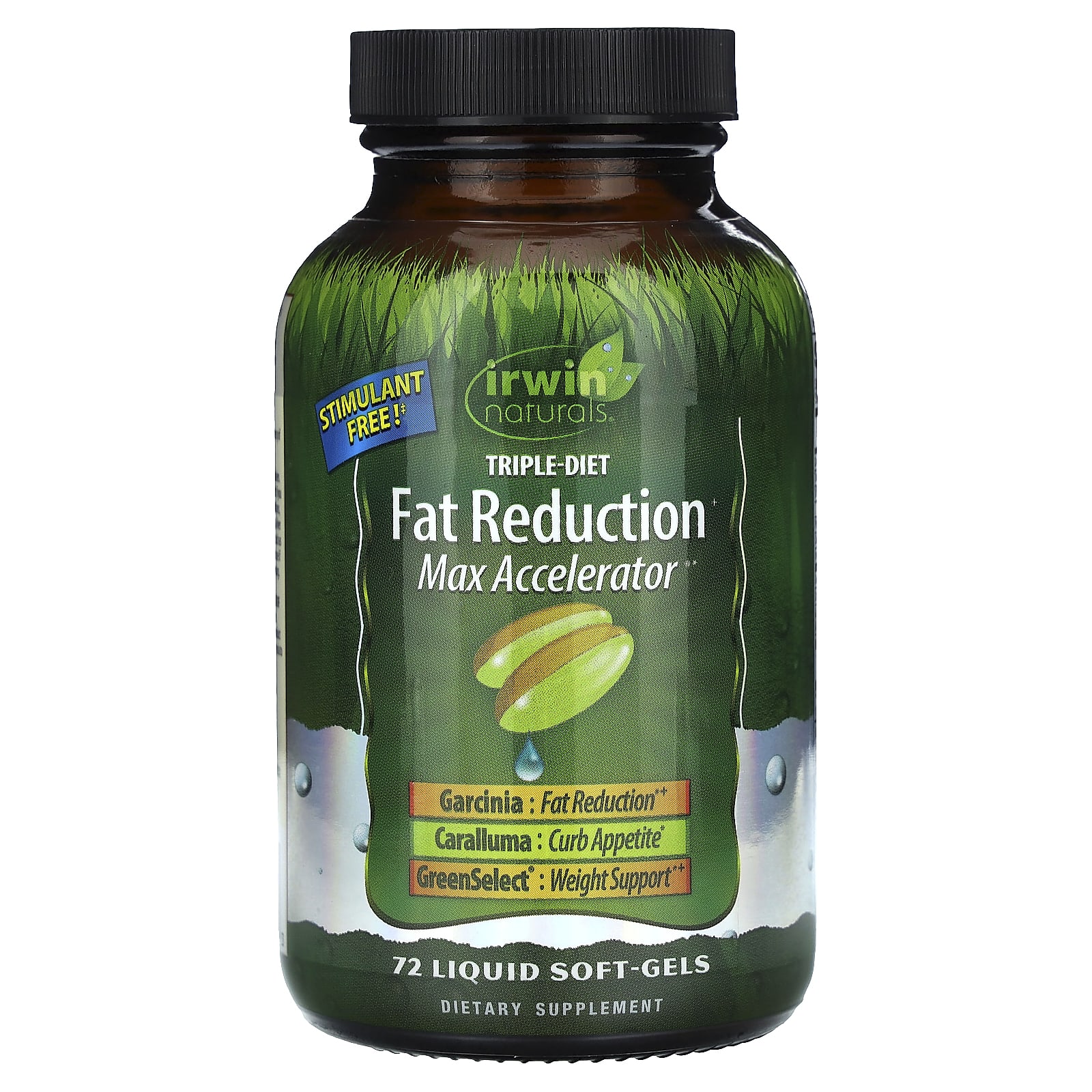 Irwin Naturals, Triple-Diet Fat Reduction Max Accelerator, 72 Liquid Soft-Gels