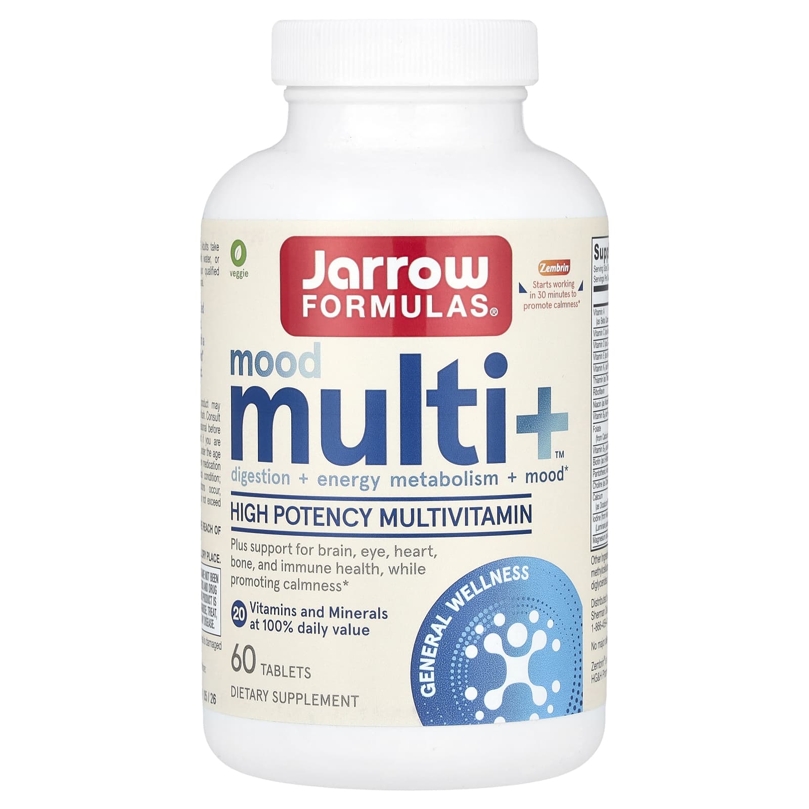 Jarrow Formulas, Mood Multi+™, 60 Tablets - B0D45YQJQ2