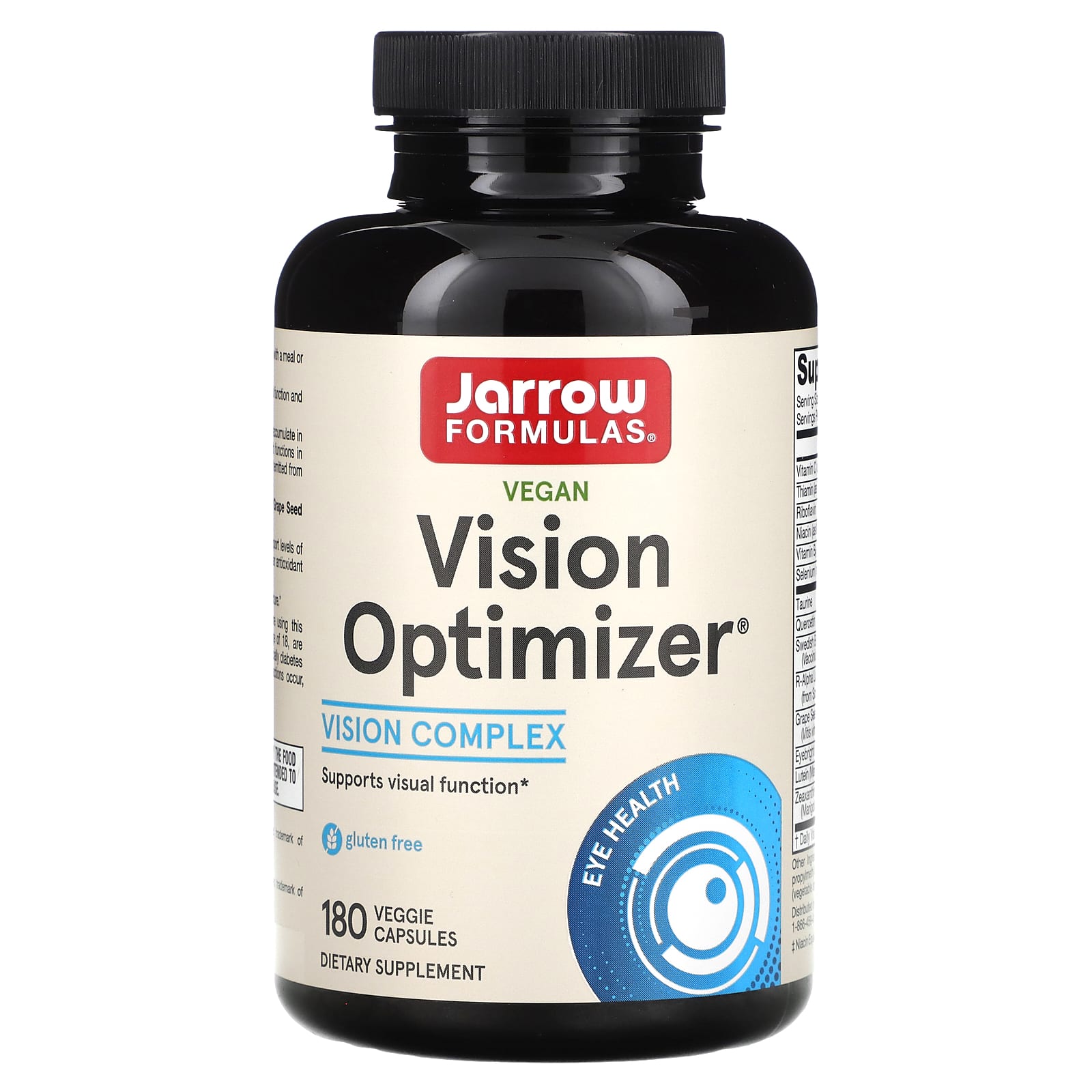 Jarrow Formulas, Vegan Vision Optimizer, 180 Veggie Capsules - B002BRLTMS
