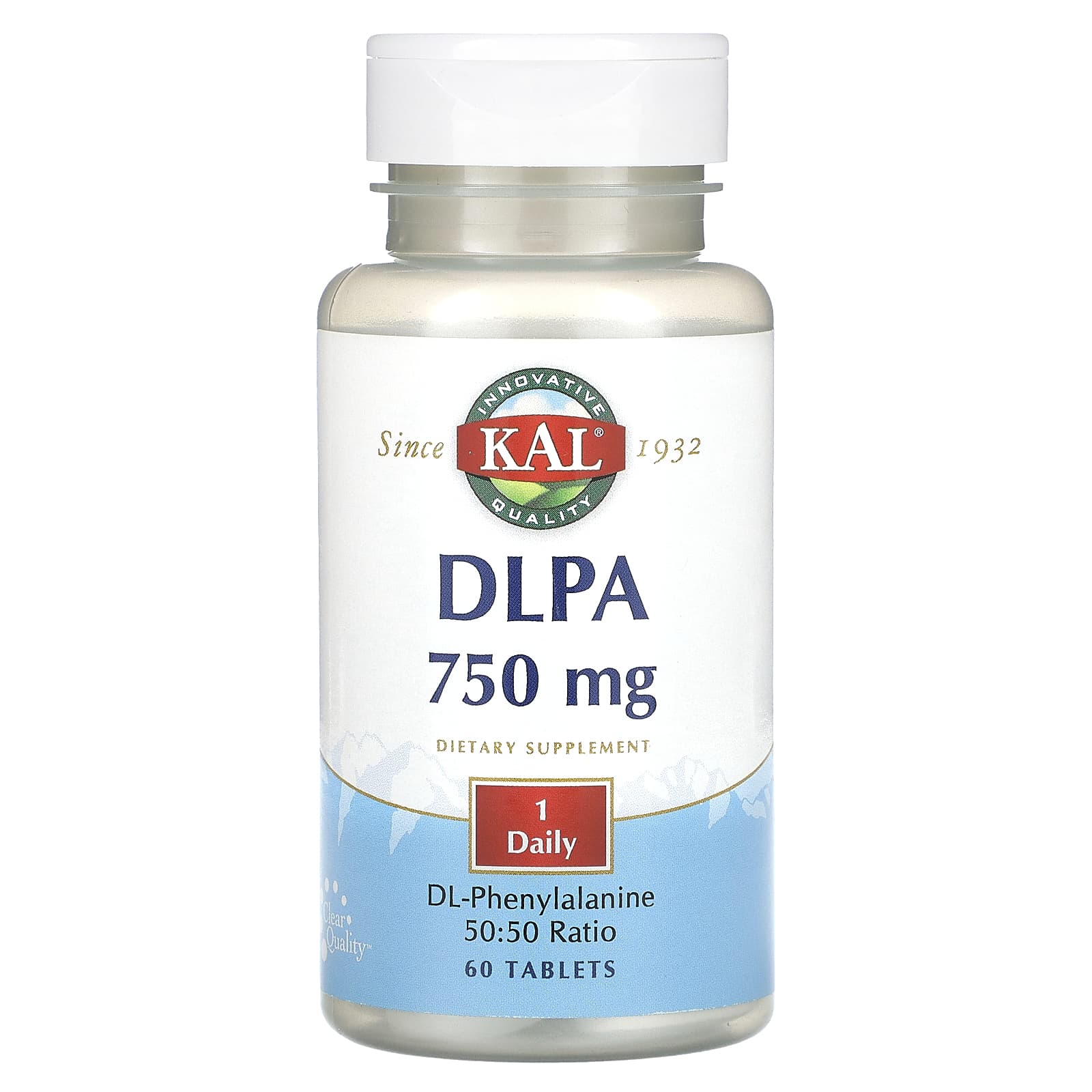 KAL, DLPA, 750 mg, 60 Tablets - B0001VVPLG