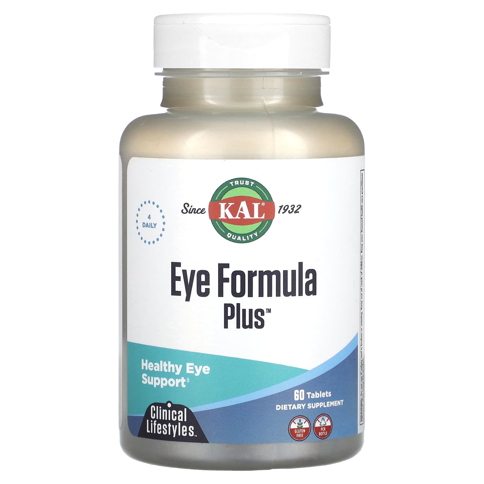 KAL, Eye Formula Plus, Healthy Eye Support, 60 Tablets - B0001VVPYS