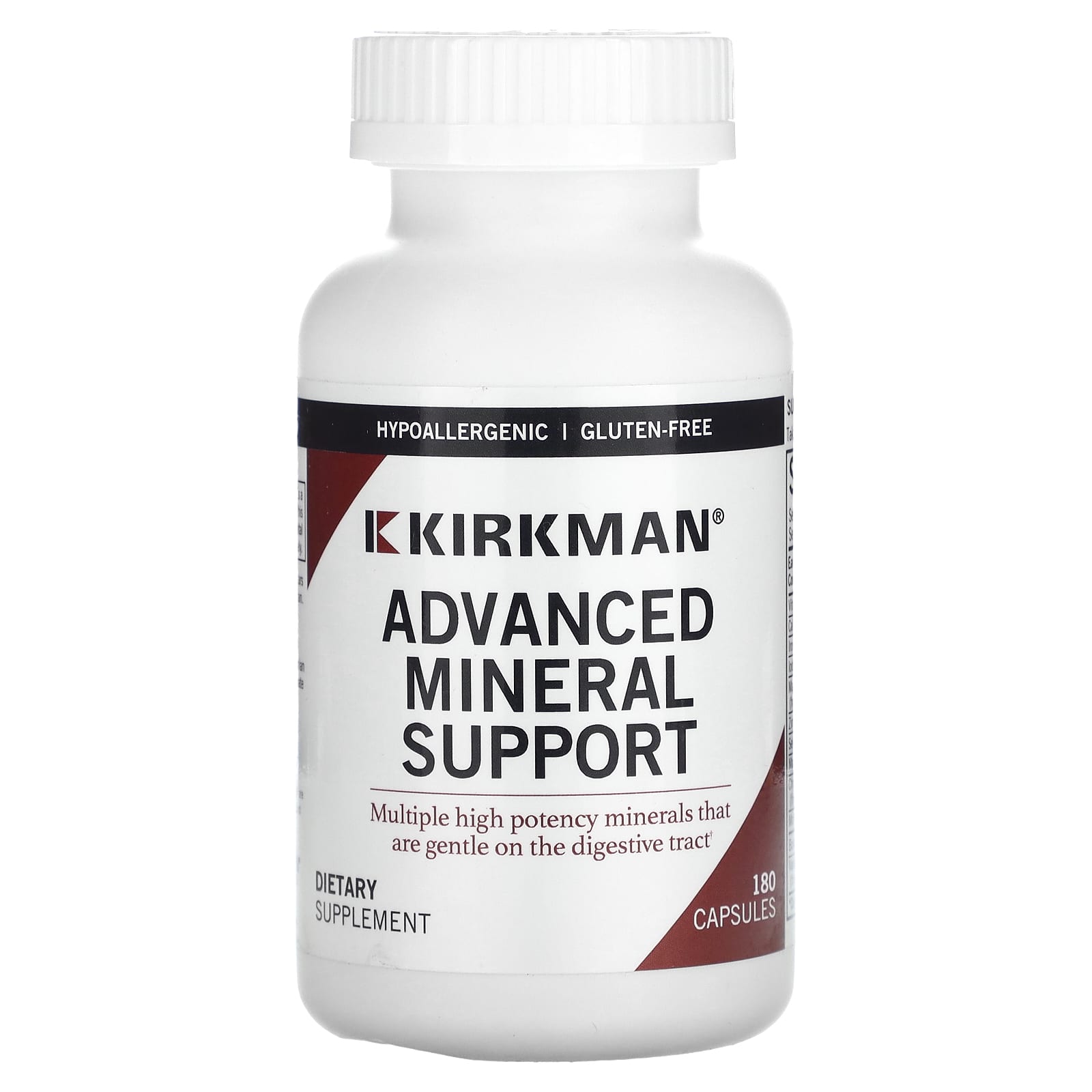 Kirkman Labs, Advanced Mineral Support, 180 Capsules - B008BOV4T8