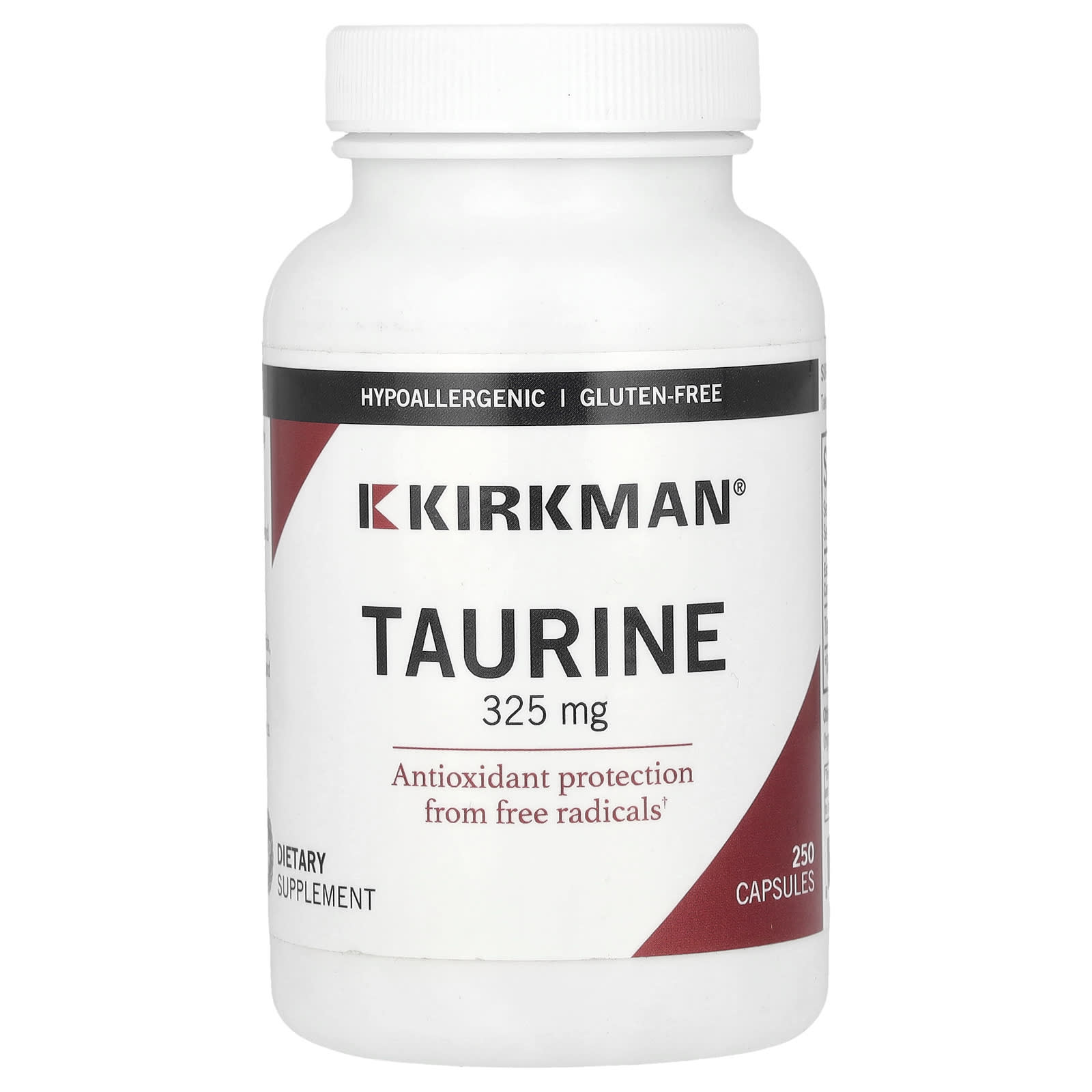 Kirkman Labs, Taurine, 325 mg, 250 Capsules - B00P8DW7T6