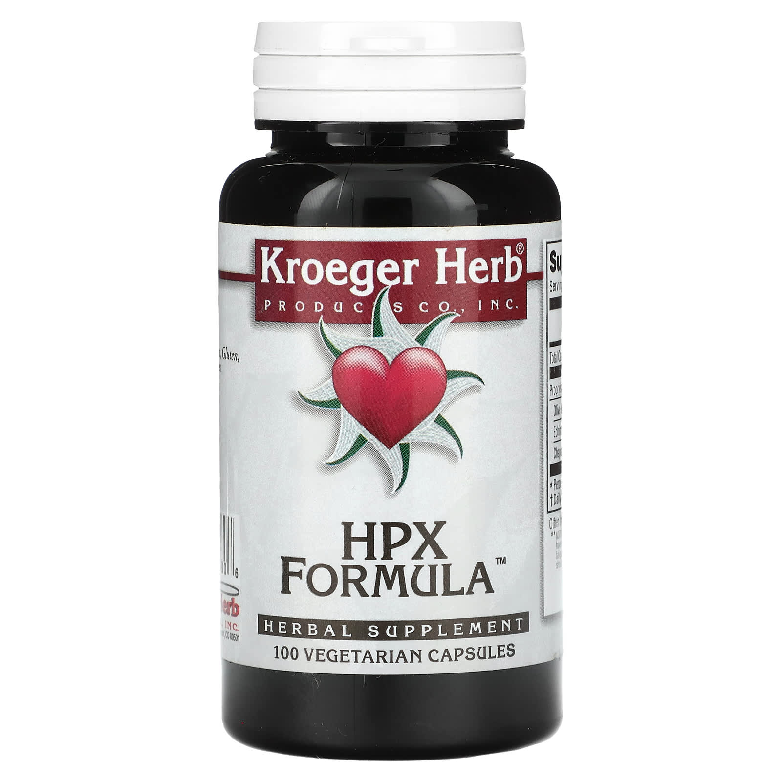 Kroeger Herb Co, HPX Formula , 100 Vegetarian Capsules - B0016B1FFQ