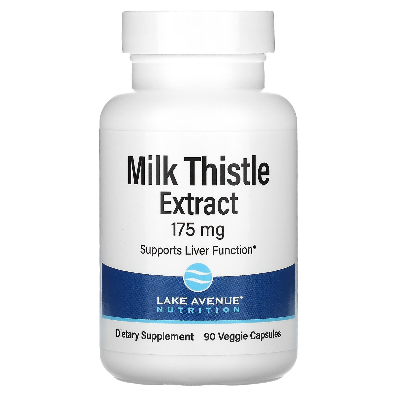 Lake Avenue Nutrition, Milk Thistle Extract, 175 mg, 90 Veggie Capsules - B08P42YTZ1