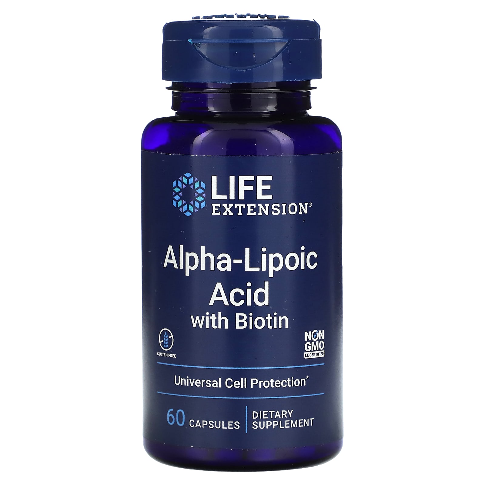 Life Extension, Alpha-Lipoic Acid with Biotin, 60 Capsules - B000Z8XNAQ