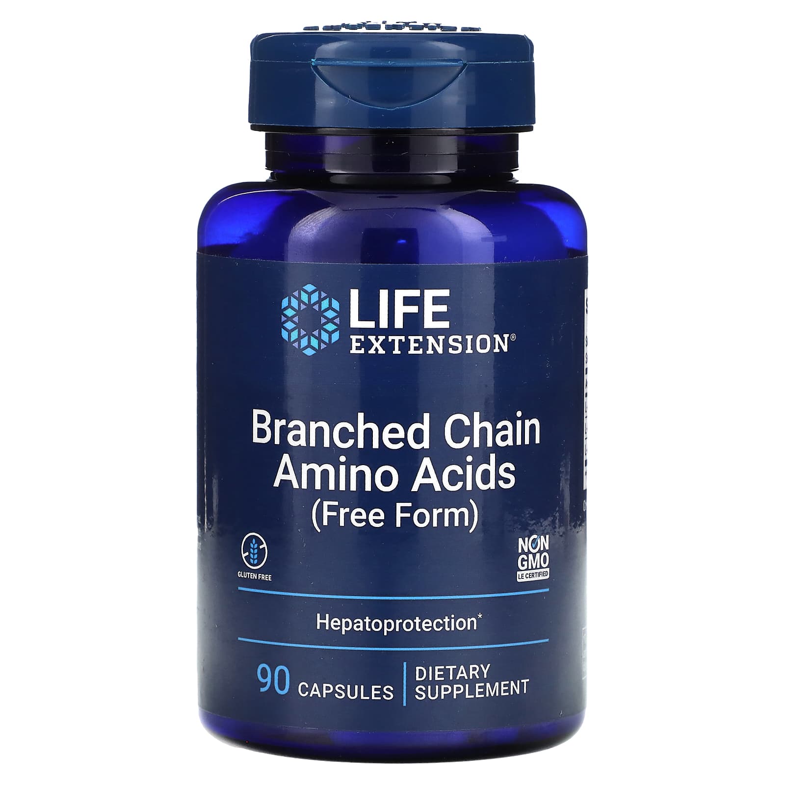 Life Extension, Branched Chain Amino Acids, Free Form, 90 Capsules - B0002C9RVE