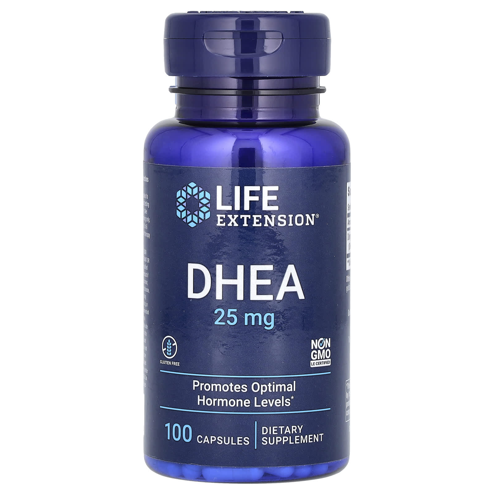 Life Extension, DHEA, 25 mg, 100 Capsules - B004I229X2