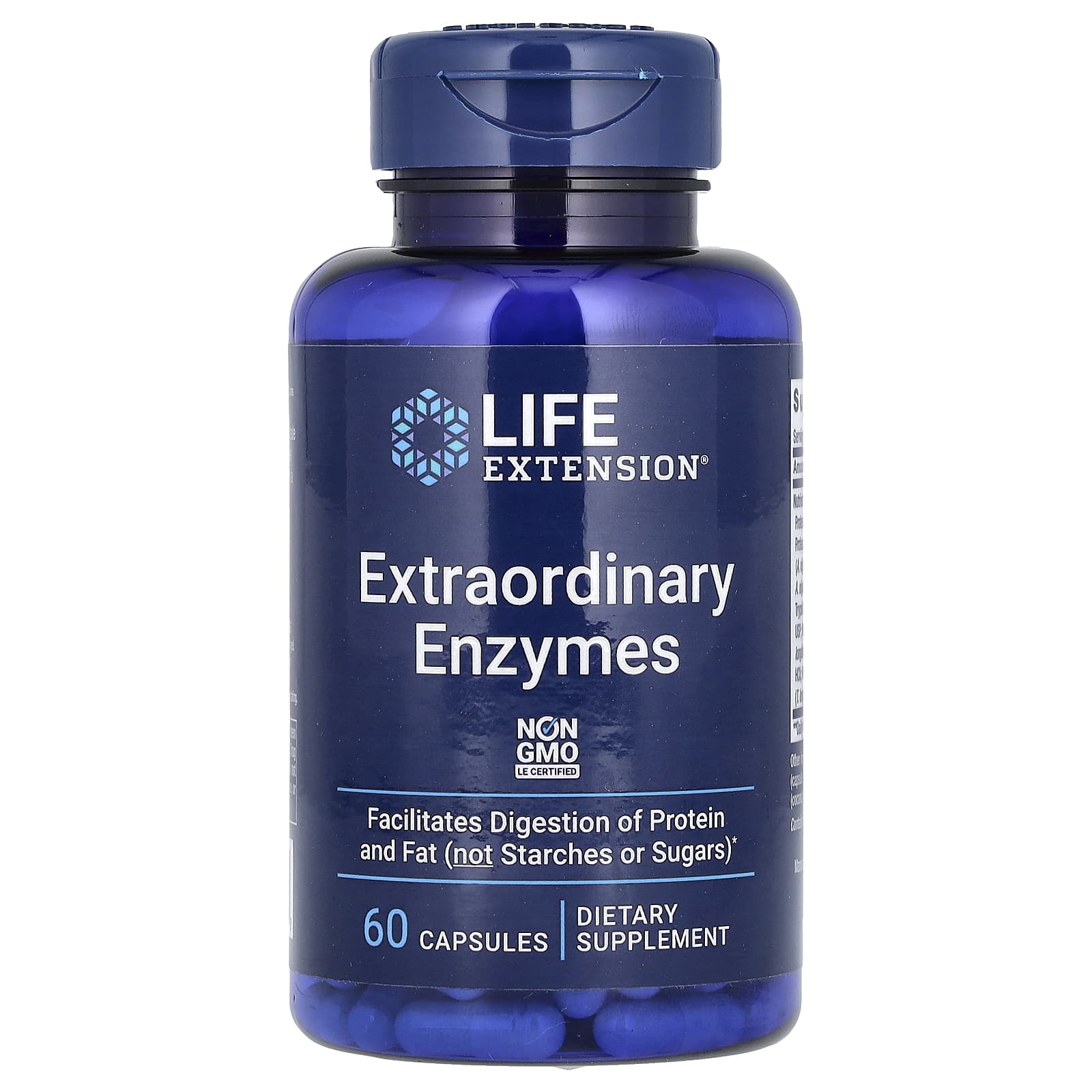 Life Extension, Extraordinary Enzymes, 60 Capsules - B009E7QP68