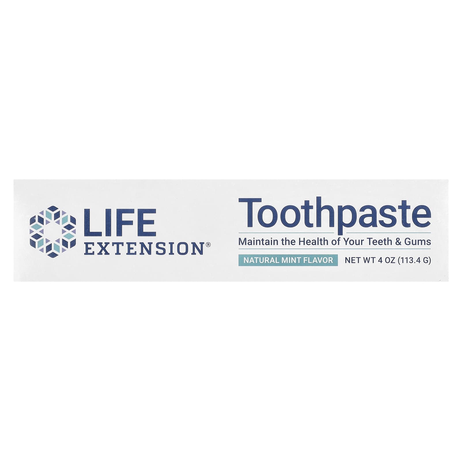 Life Extension, Fluoride-Free Toothpaste, Natural Mint, 4 oz (113.4 g) - B0041U8TGW