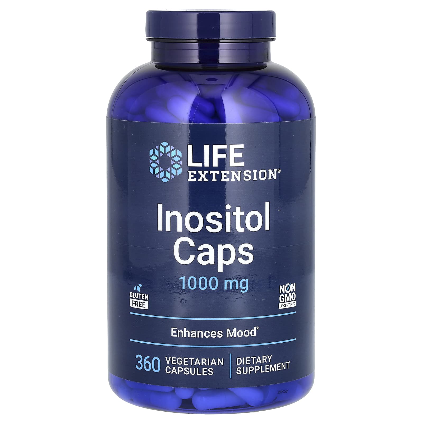 Life Extension, Inositol Caps, 1,000 mg, 360 Vegetarian Capsules - B0041JQLF4