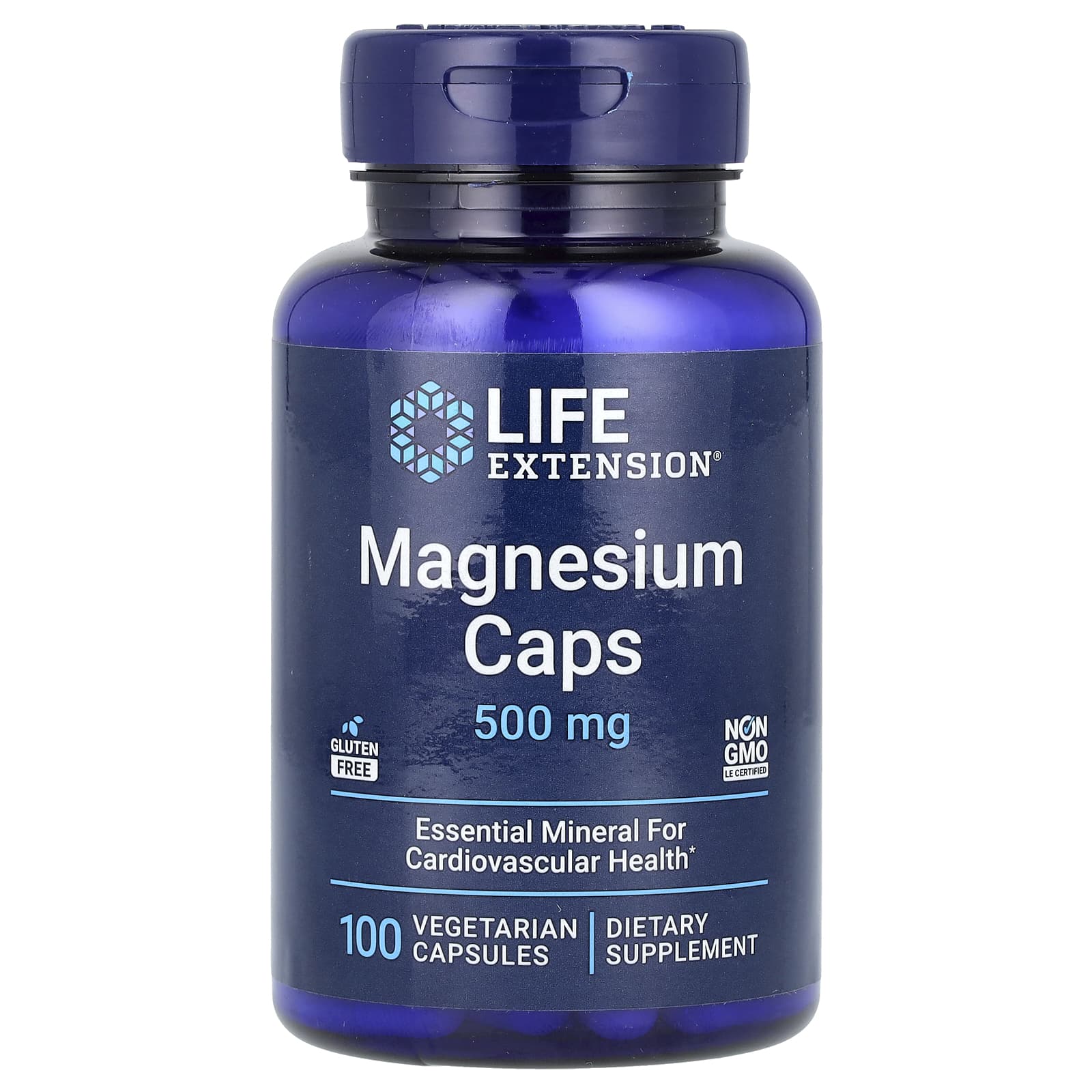 Life Extension, Magnesium Caps, 500 mg, 100 Vegetarian Caps - B00A7HDABW