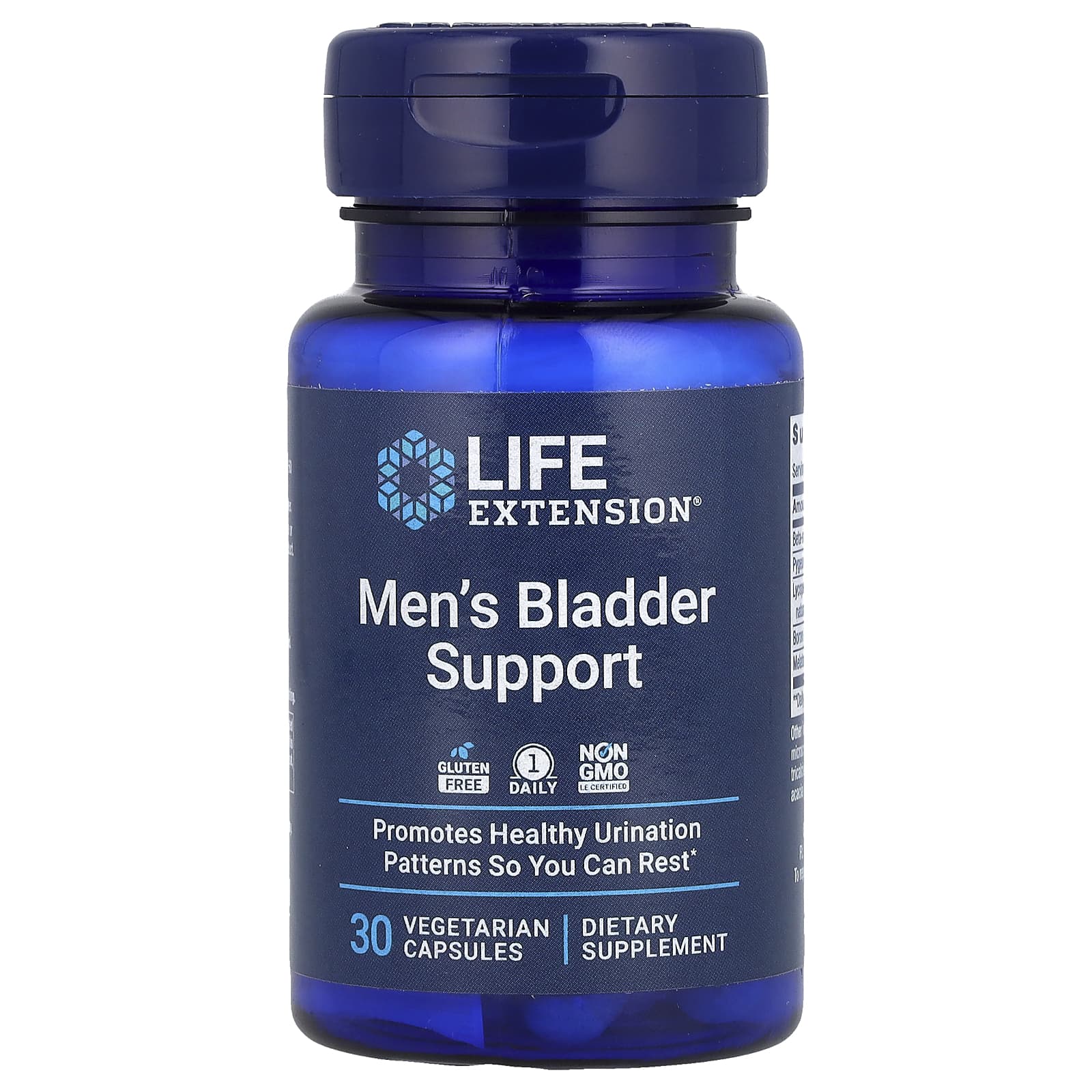 Life Extension, Men's Bladder Control, 30 Vegetarian Capsules - B07TTM1D22