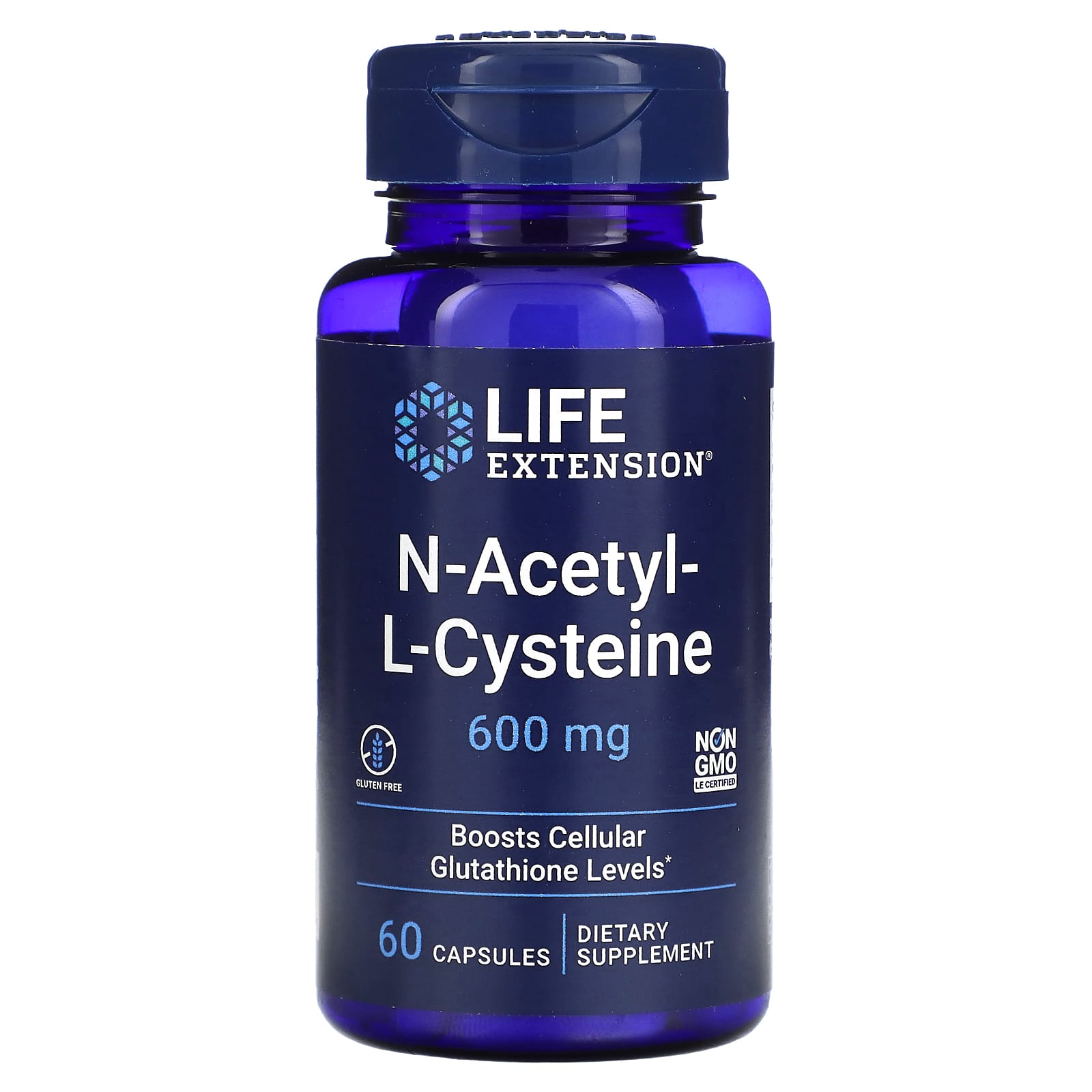 Life Extension, N-Acetyl-L-Cysteine, 600 mg, 60 Caps