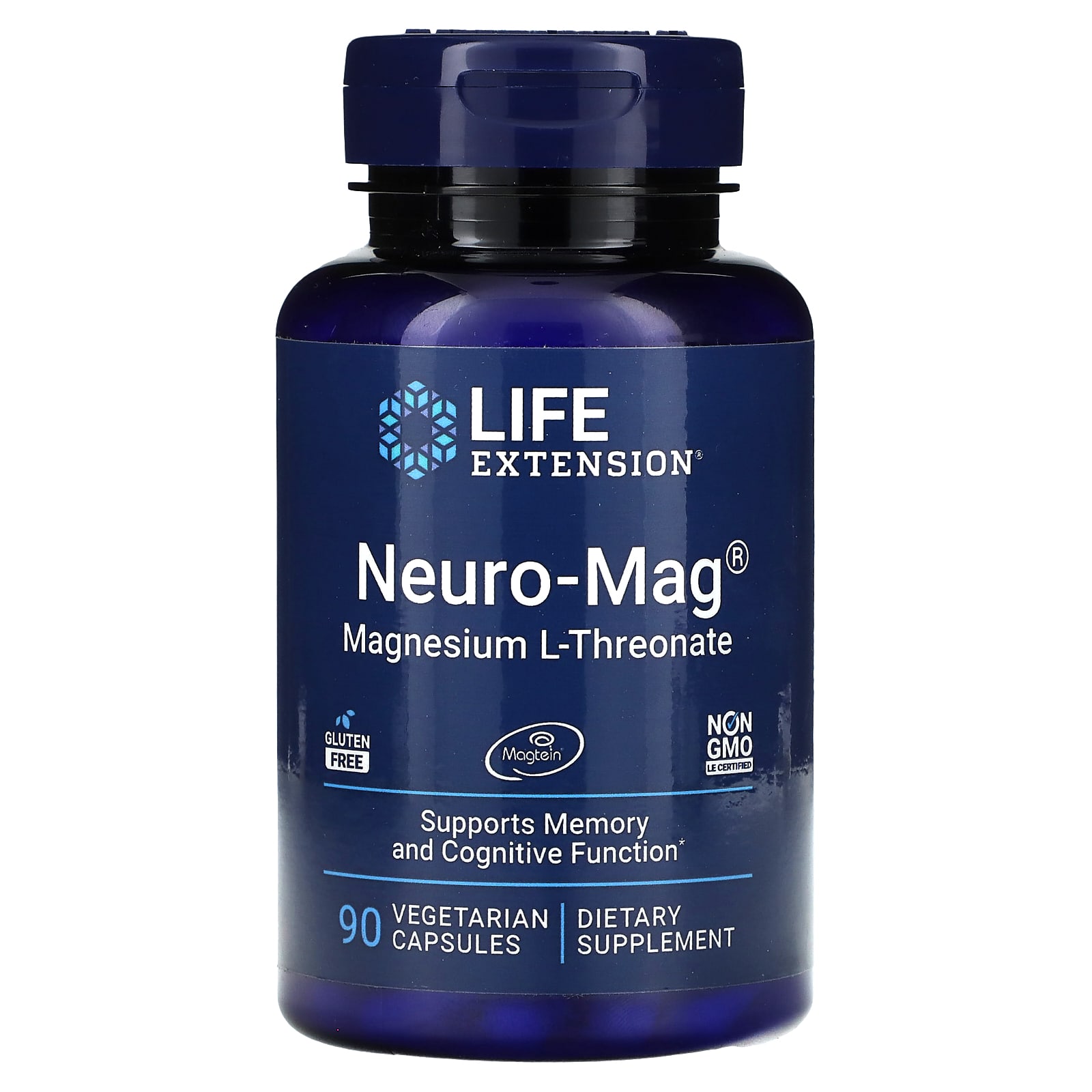 Life Extension, Neuro-Mag, Magnesium L-Threonate, 90 Vegetarian Capsules - B00ECU8IGW