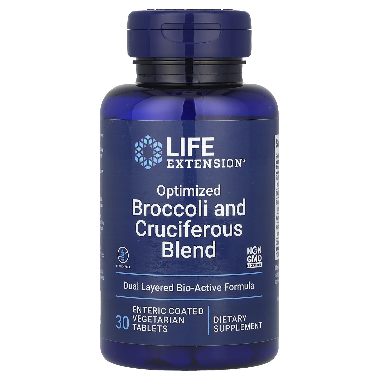 Life Extension, Optimized Broccoli and Cruciferous Blend, 30 Enteric Coated Vegetarian Tablets - B07VWMHBK6