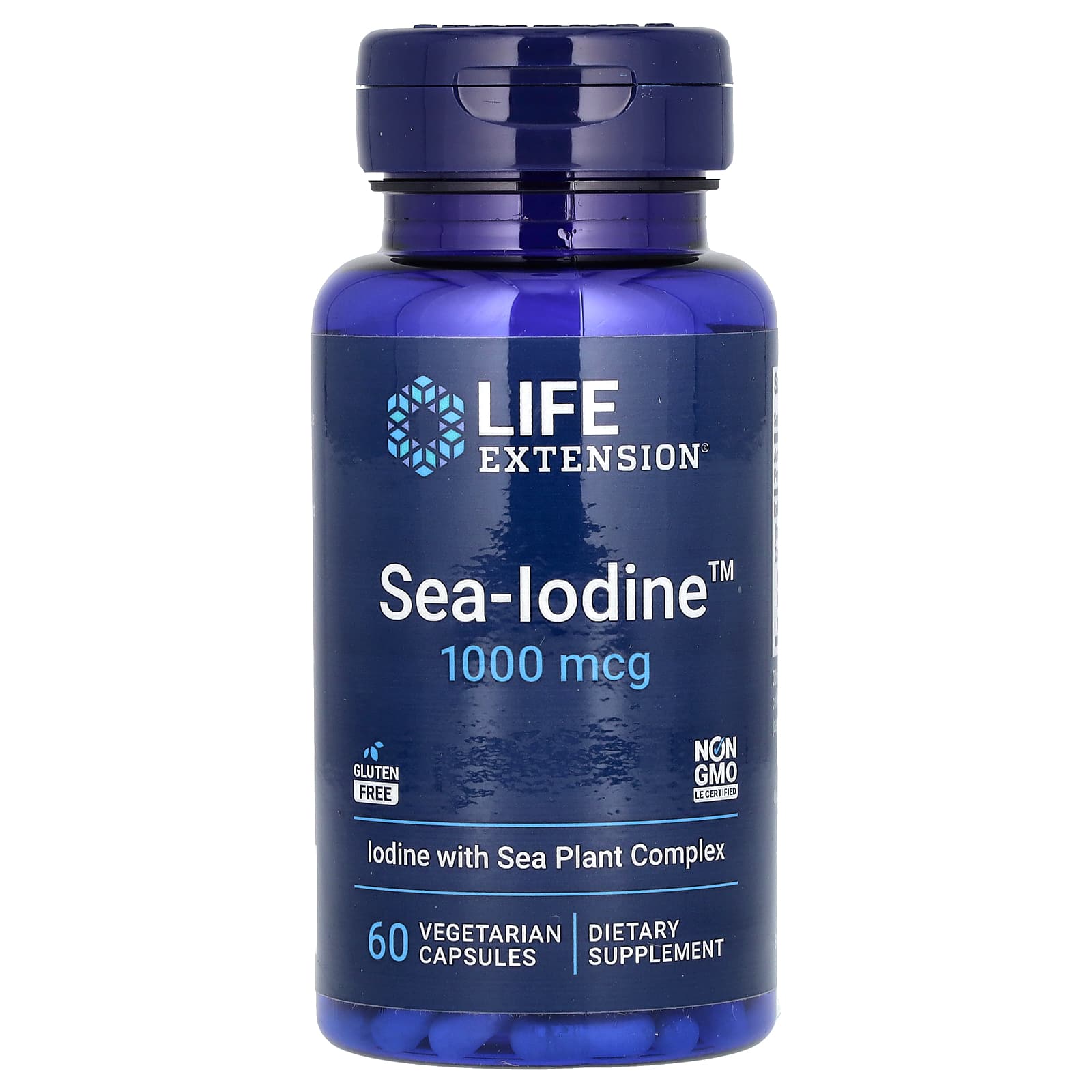 Life Extension, Sea-Iodine, 1,000 mcg, 60 Vegetarian Capsules - B005OTKEKS