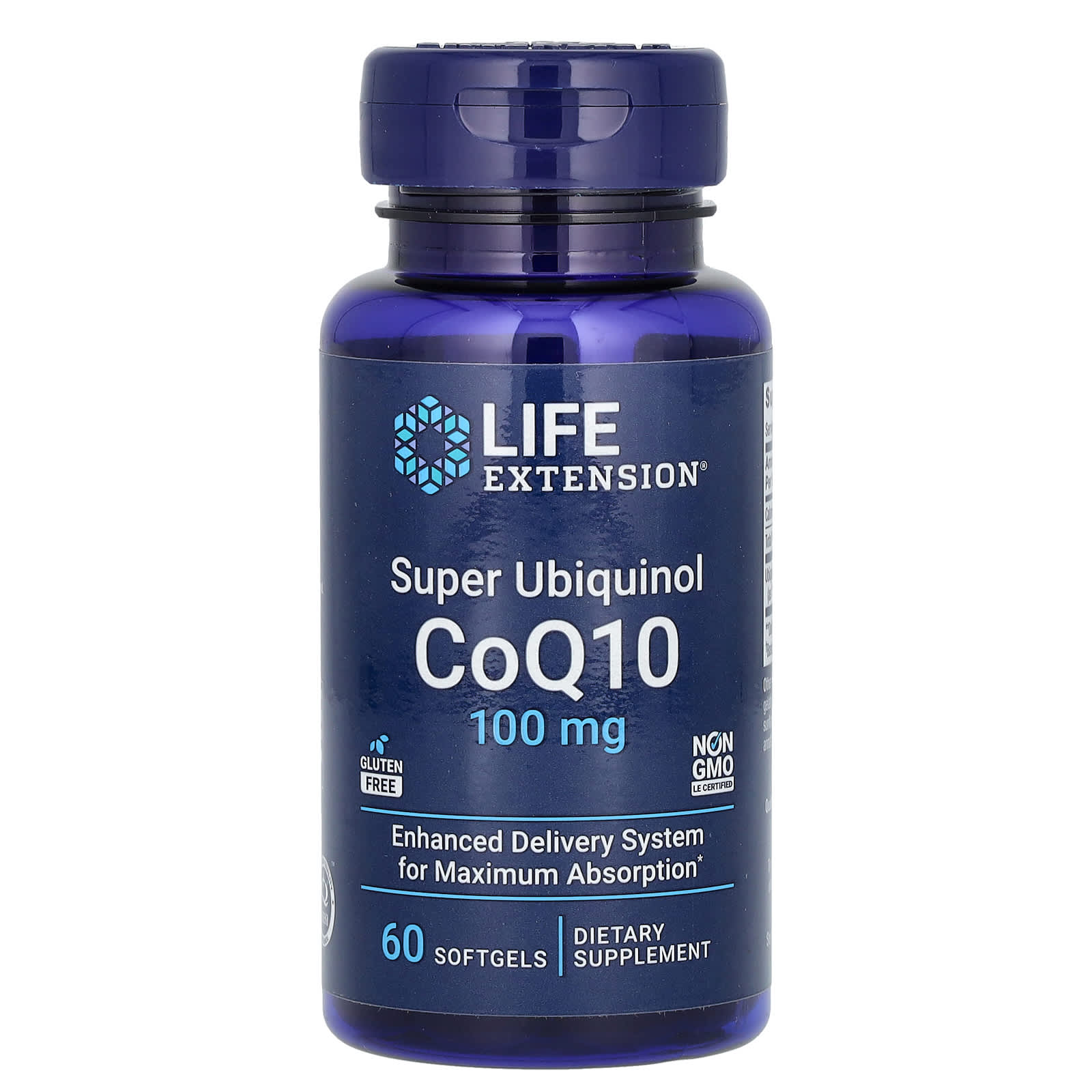 Life Extension, Super Ubiquinol CoQ10, 100 mg, 60 Softgels - B0010PK996