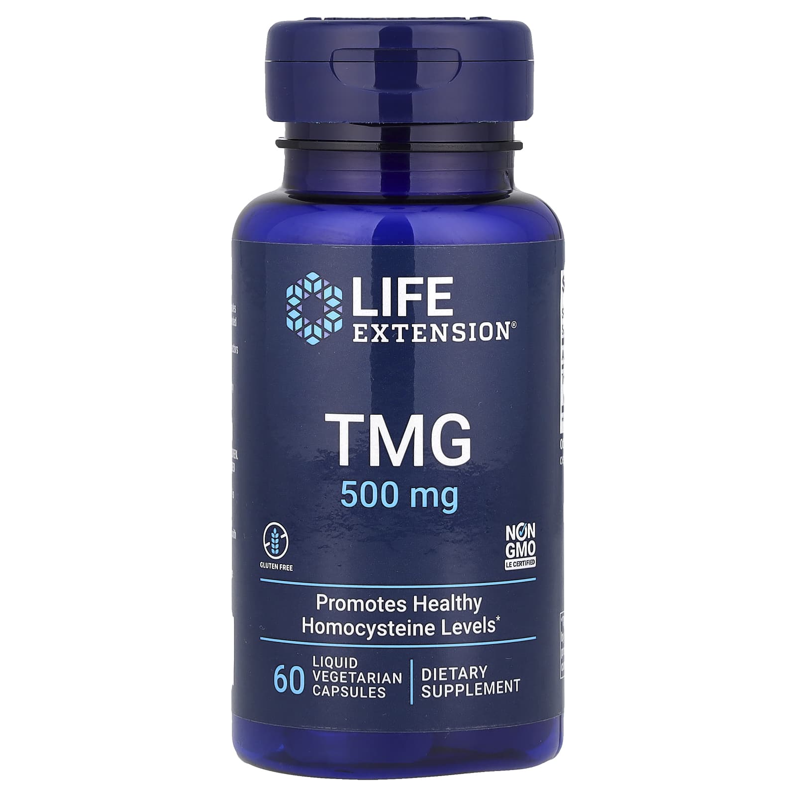 Life Extension, TMG, 1,000 mg, 60 Liquid Vegetarian Capsules (500 mg per Capsule)