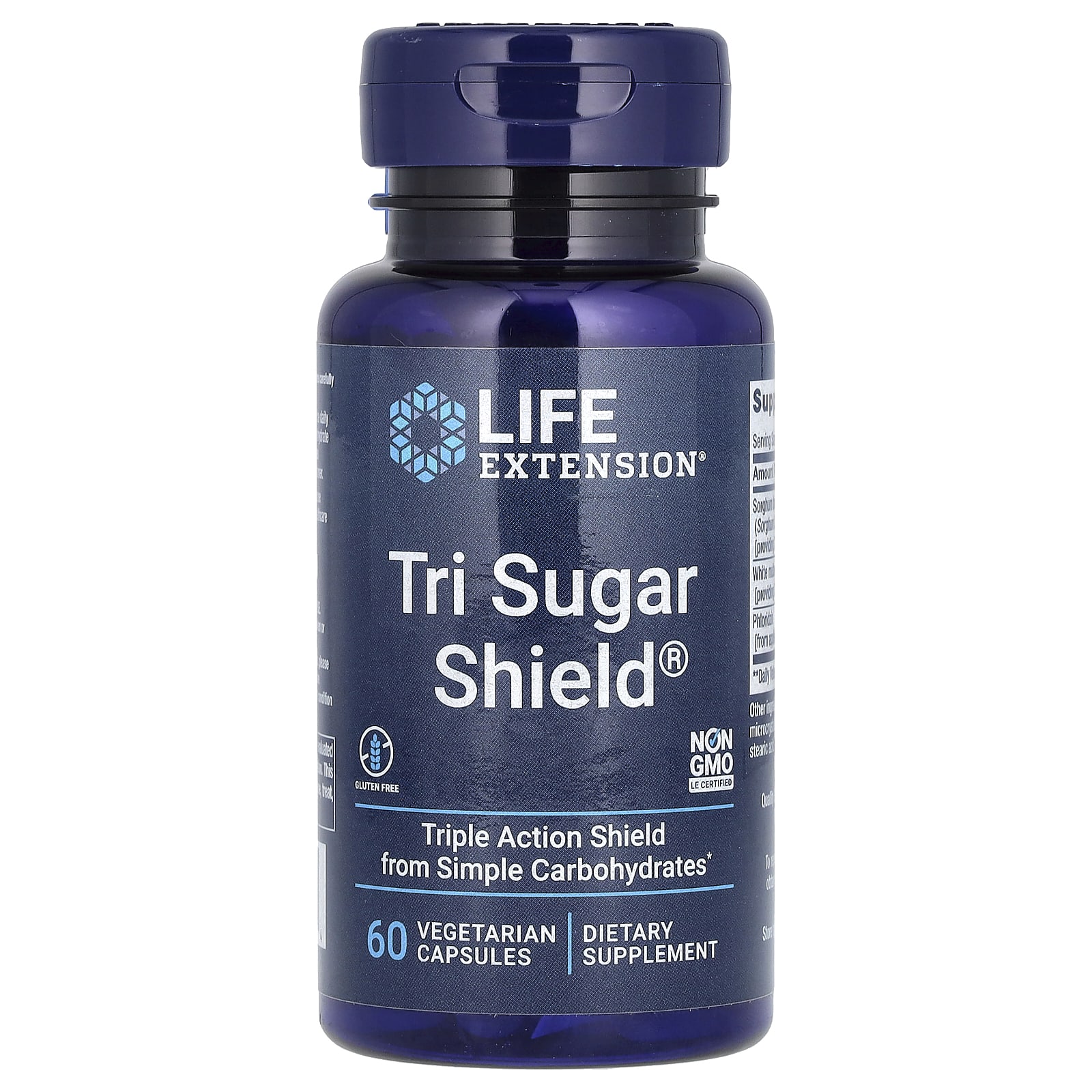 Life Extension, Tri Sugar Shield, 60 Vegetarian Capsules - B00FPOEWGO