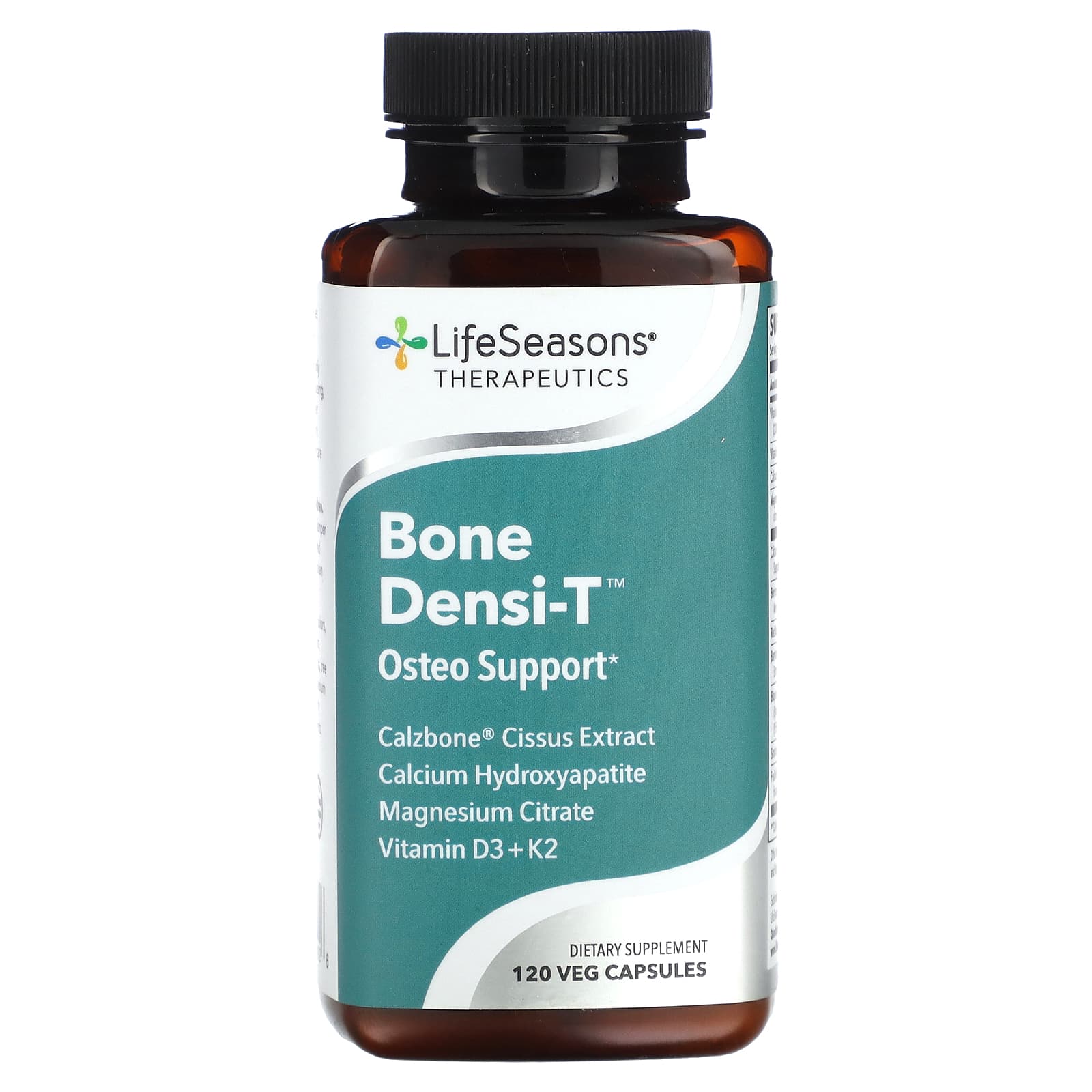 LifeSeasons, Bone Densi-T, Osteo Support, 120 Veg Capsules - B08BW3M19G