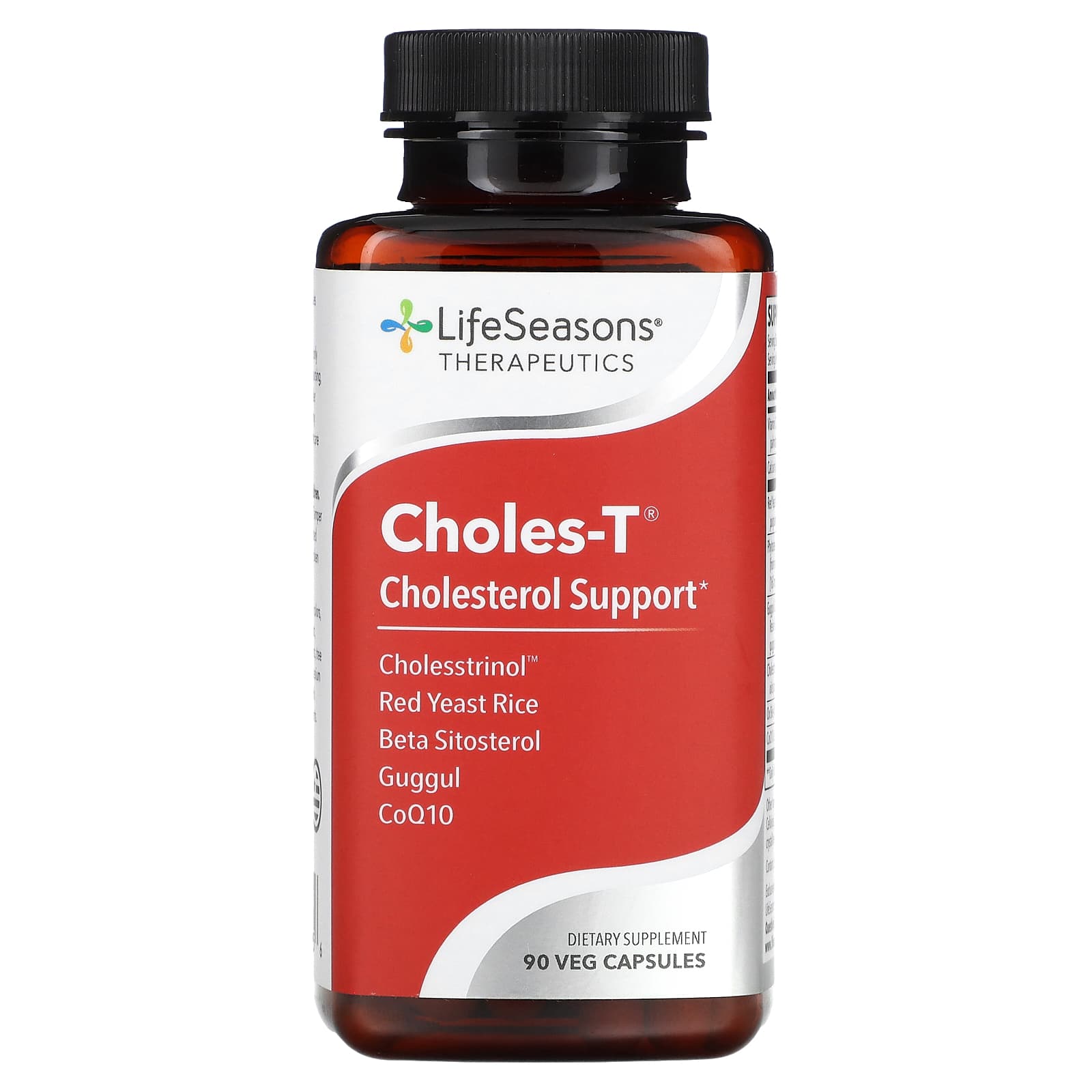 LifeSeasons, Choles-T, Cholesterol Support, 90 Veg Capsules - B008KPZLOM