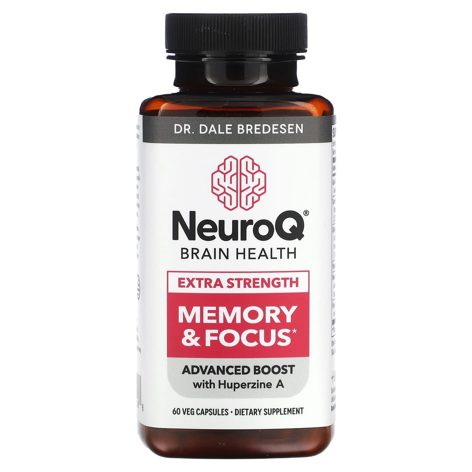 LifeSeasons, NeuroQ Brain Health, Memory & Focus, Extra Strength, 60 Veg Capsules - B0BSYCKST2