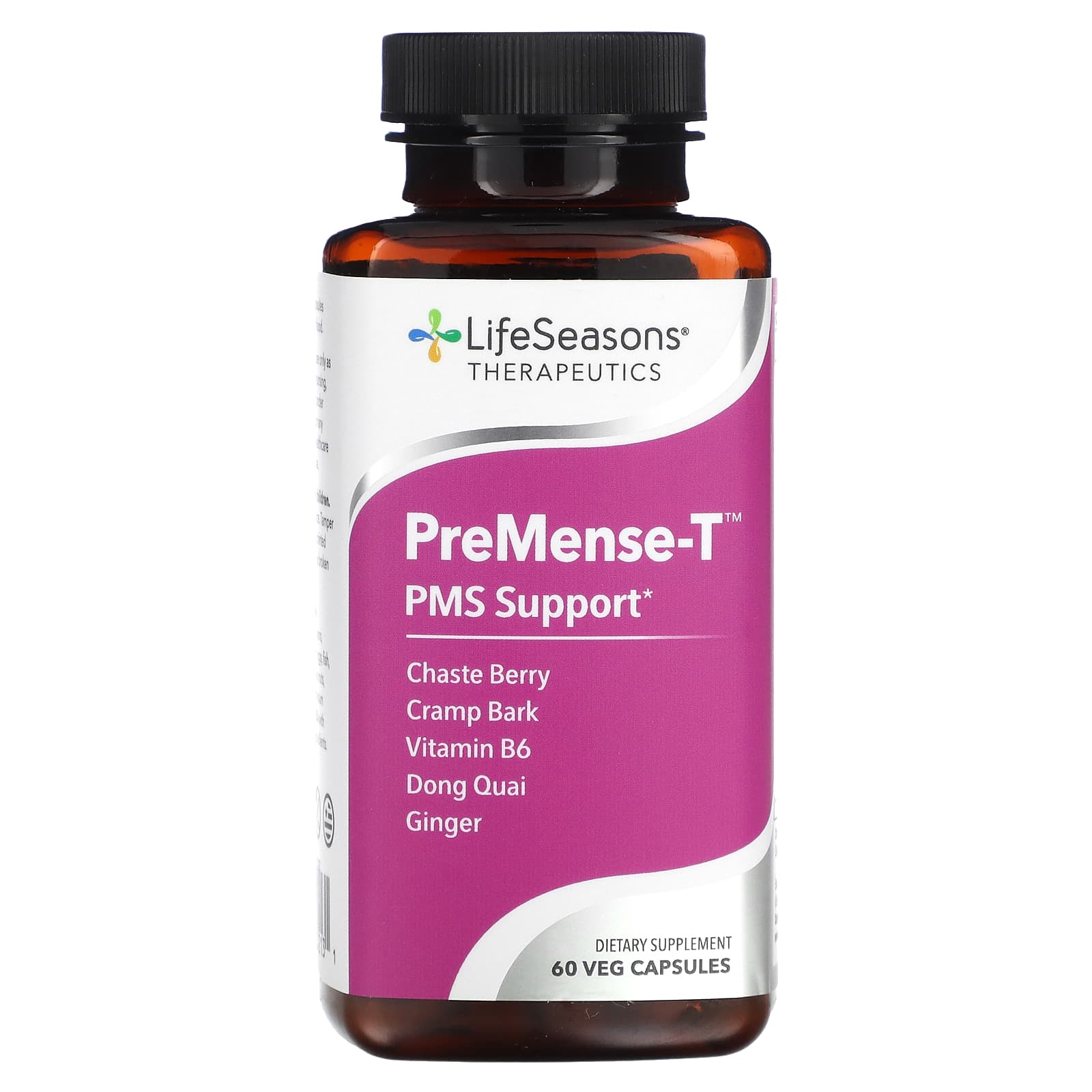 LifeSeasons, PreMense-T, PMS Support, 6 Veg Capsules - B008KPZMO6