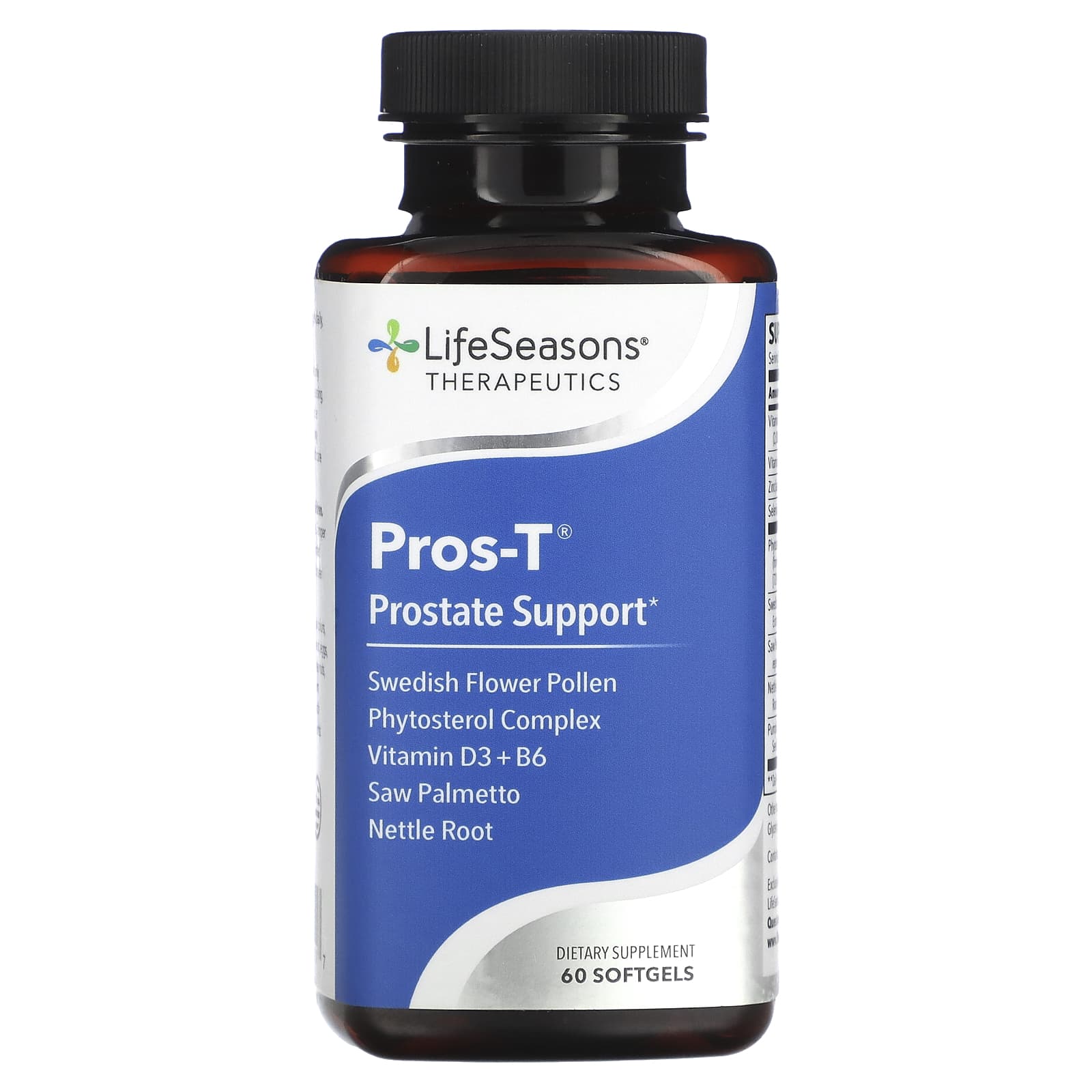 LifeSeasons, Pros-T, Prostate Support, 60 Softgels - B06WV6VS6V