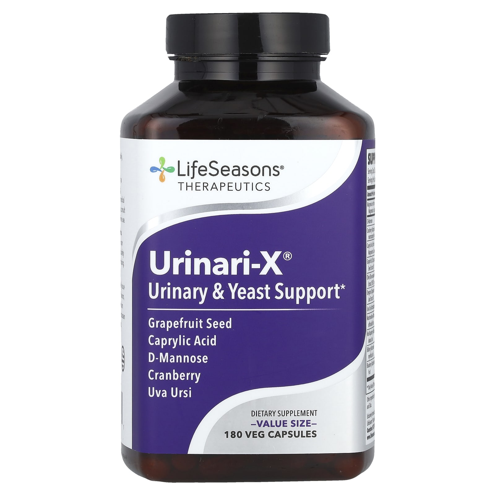 LifeSeasons, Urinari-X®, 180 Veg Capsules - B0D6SYXS4R