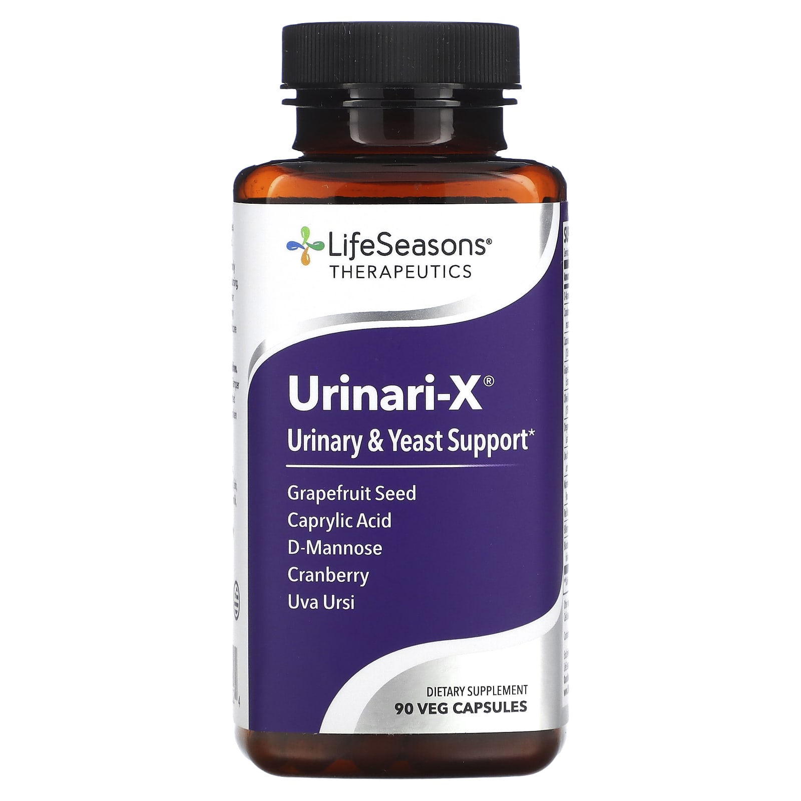 LifeSeasons, Urinari-X, Urinary & Yeast Support, 90 Veg Capsules - B008KPZMJG