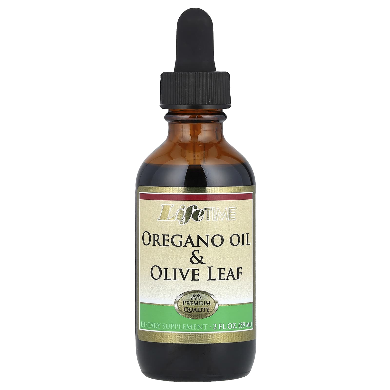 LifeTime Vitamins, Oregano Oil & Olive Leaf, 2 fl oz (59 ml) - B000FX1C86