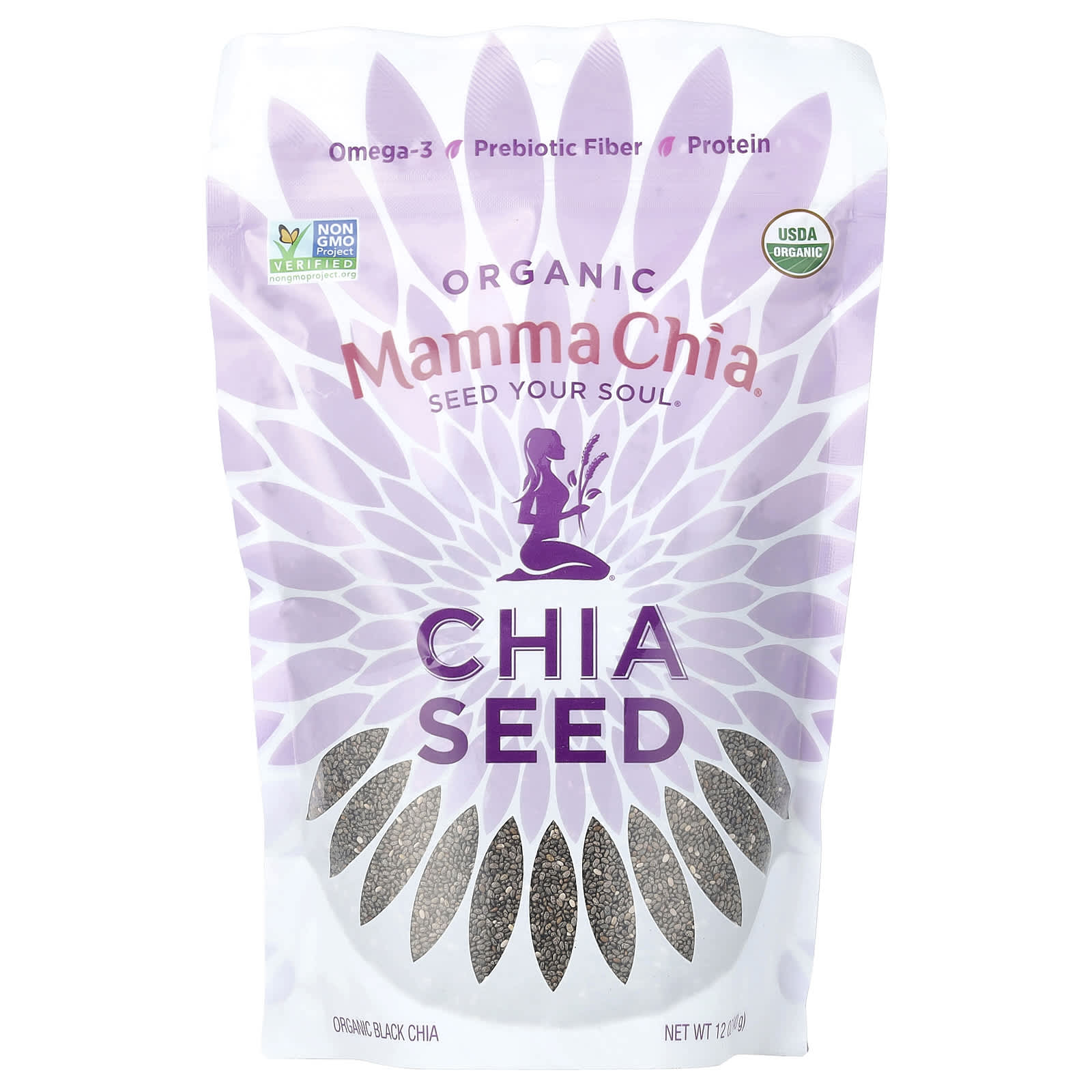 Mamma Chia, Organic Chia Seed, 12 oz (340 g) - B00MQ6FE3E