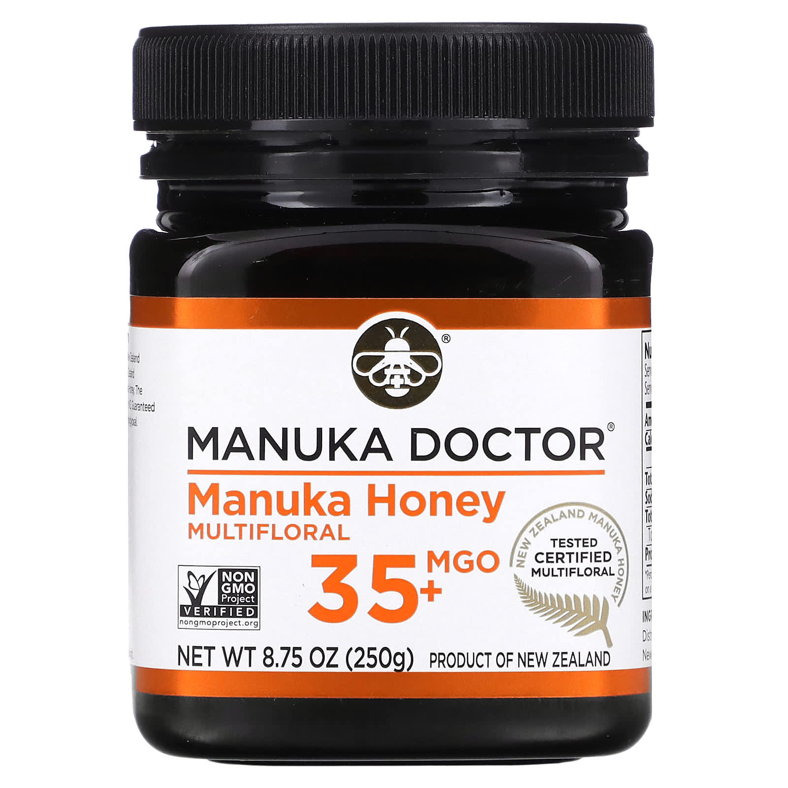Manuka Doctor, Monofloral Manuka Honey, MGO 35+, 8.75 oz (250 g) - B00AAVK5PY
