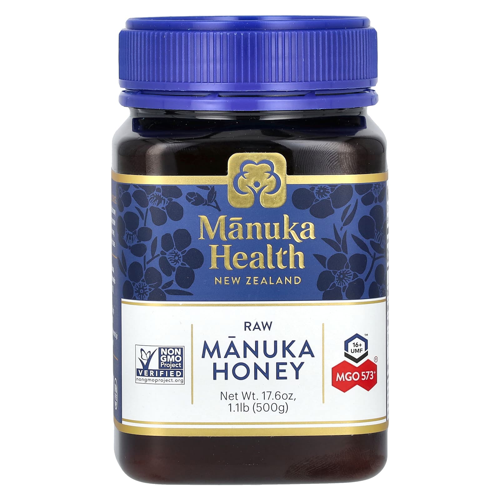 Manuka Health, Raw Manuka Honey, UMF 16+, MGO 573+, 17.6 oz (500 g) - B075CRX3Z2